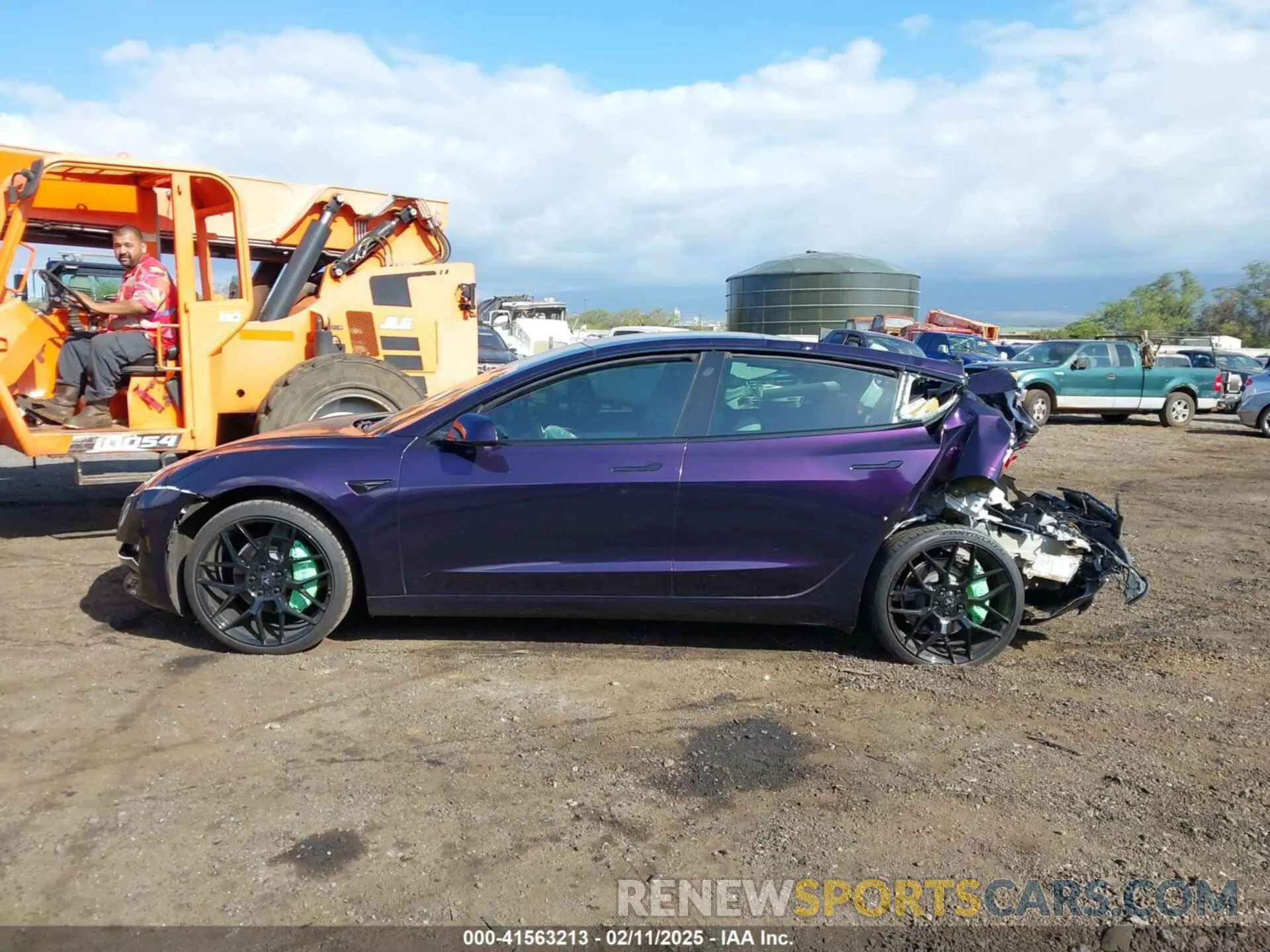 13 Photograph of a damaged car 5YJ3E1EA9LF599332 TESLA MODEL 3 2020