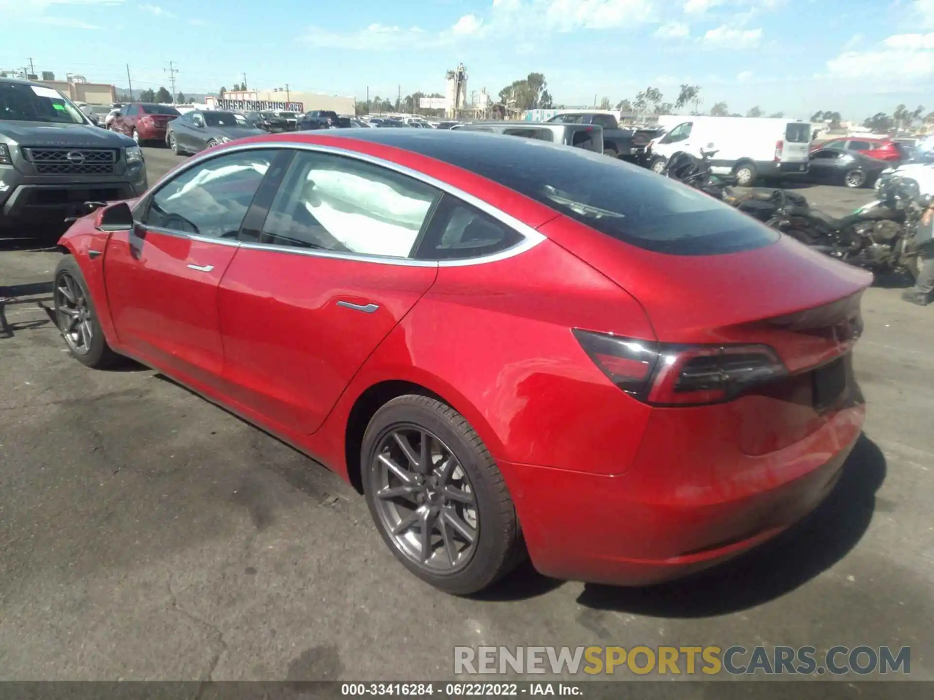 3 Photograph of a damaged car 5YJ3E1EA9LF606554 TESLA MODEL 3 2020