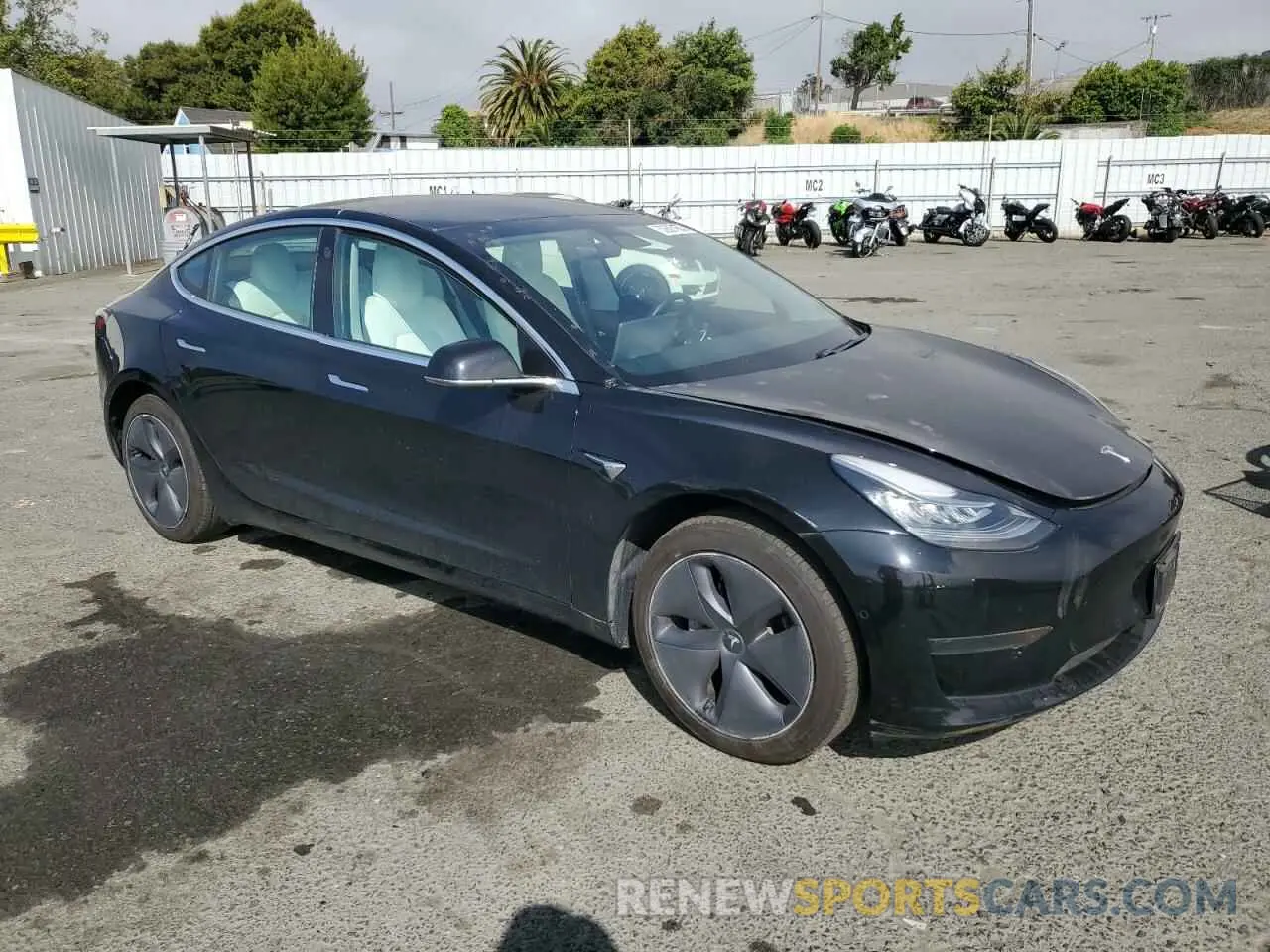 4 Photograph of a damaged car 5YJ3E1EA9LF606716 TESLA MODEL 3 2020
