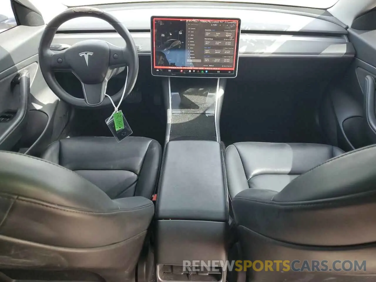 8 Photograph of a damaged car 5YJ3E1EA9LF613746 TESLA MODEL 3 2020
