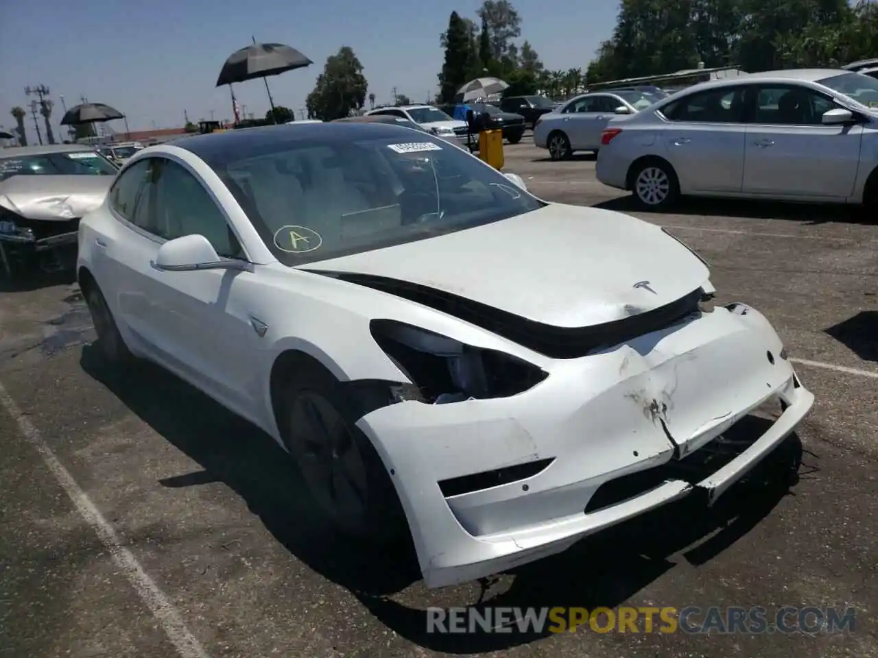 1 Photograph of a damaged car 5YJ3E1EA9LF615691 TESLA MODEL 3 2020