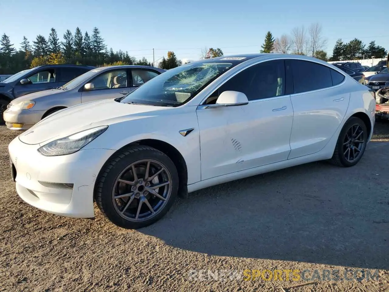 1 Photograph of a damaged car 5YJ3E1EA9LF625475 TESLA MODEL 3 2020