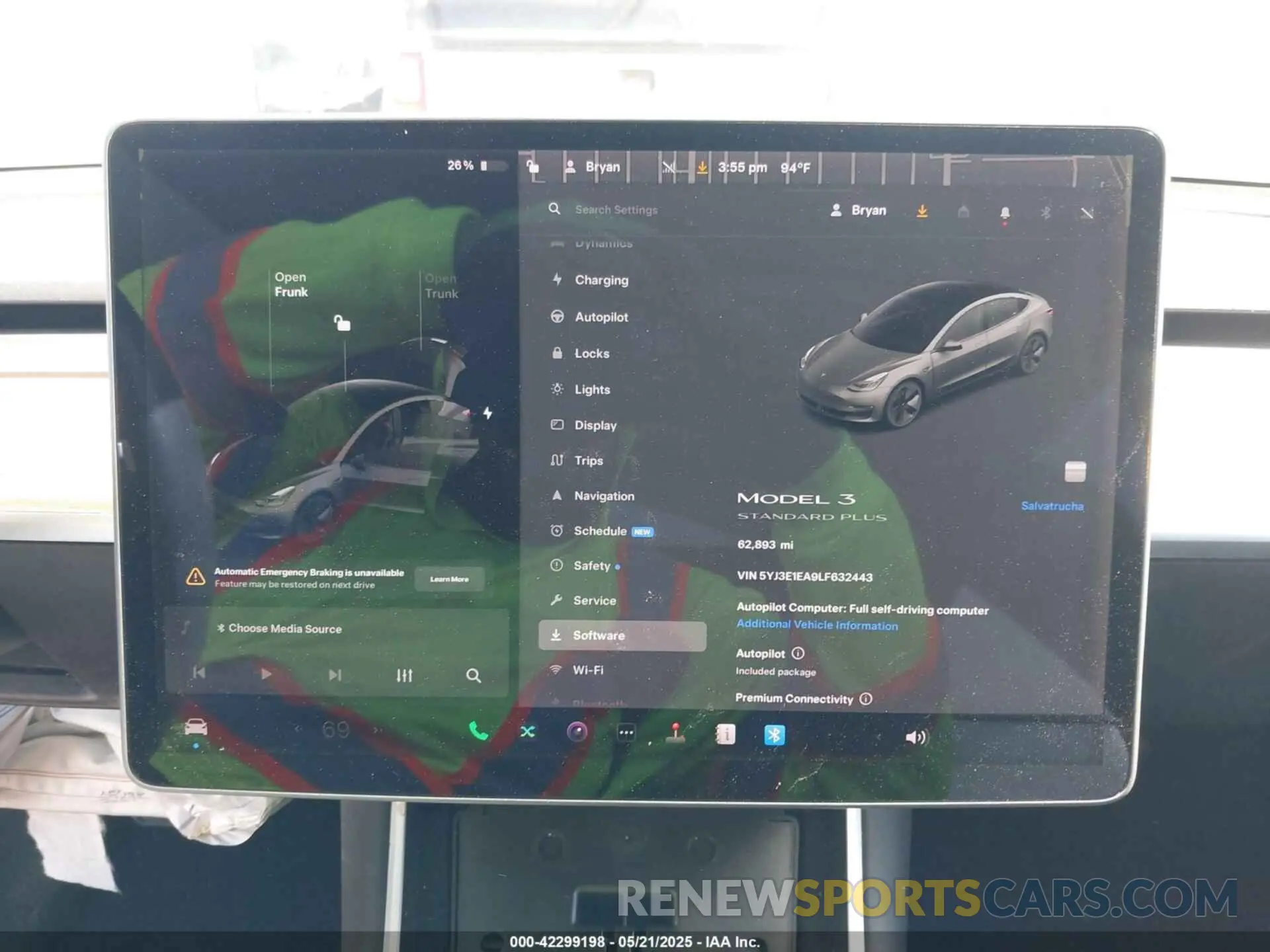 7 Photograph of a damaged car 5YJ3E1EA9LF632443 TESLA MODEL 3 2020