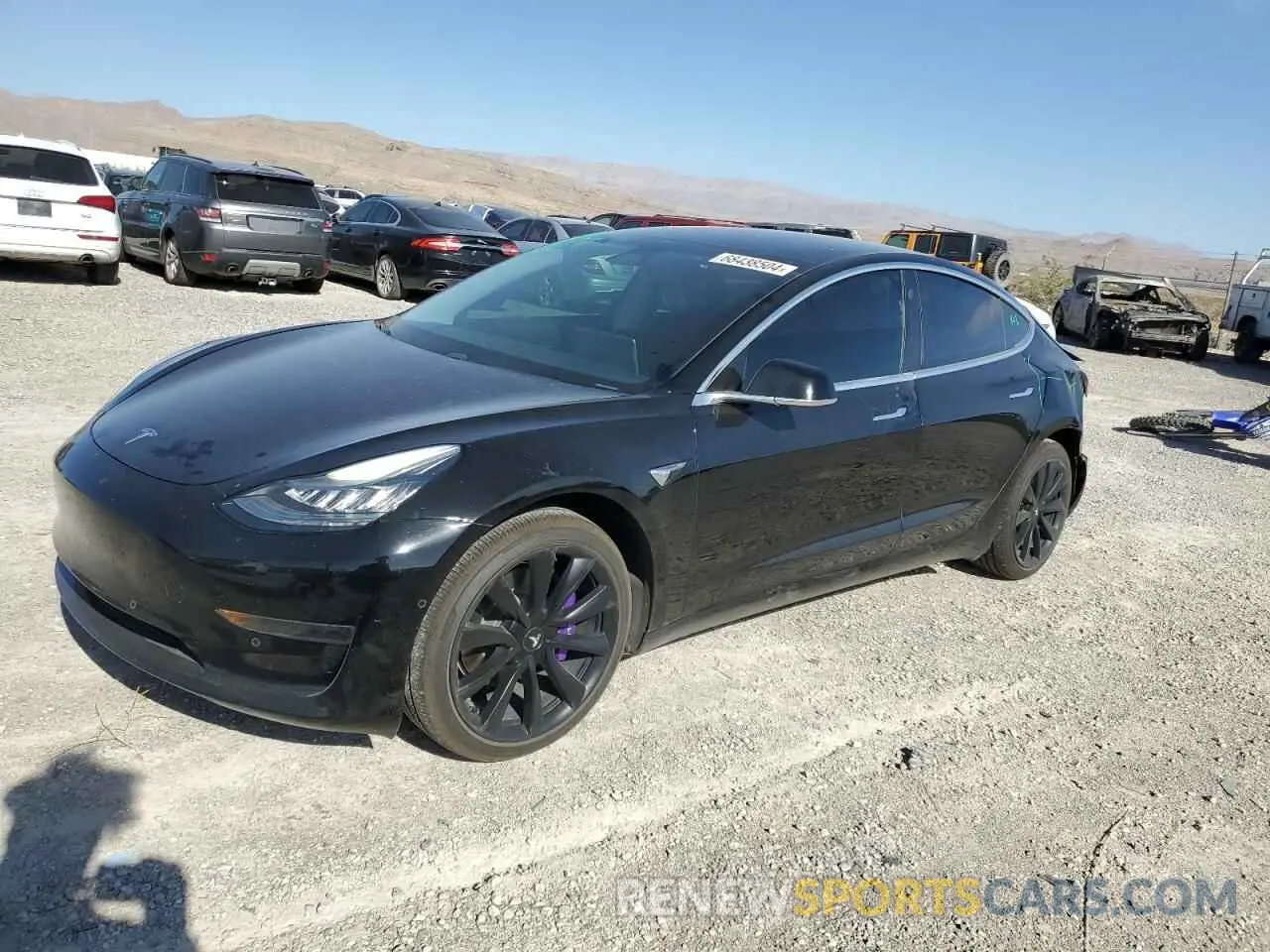 1 Photograph of a damaged car 5YJ3E1EA9LF633575 TESLA MODEL 3 2020