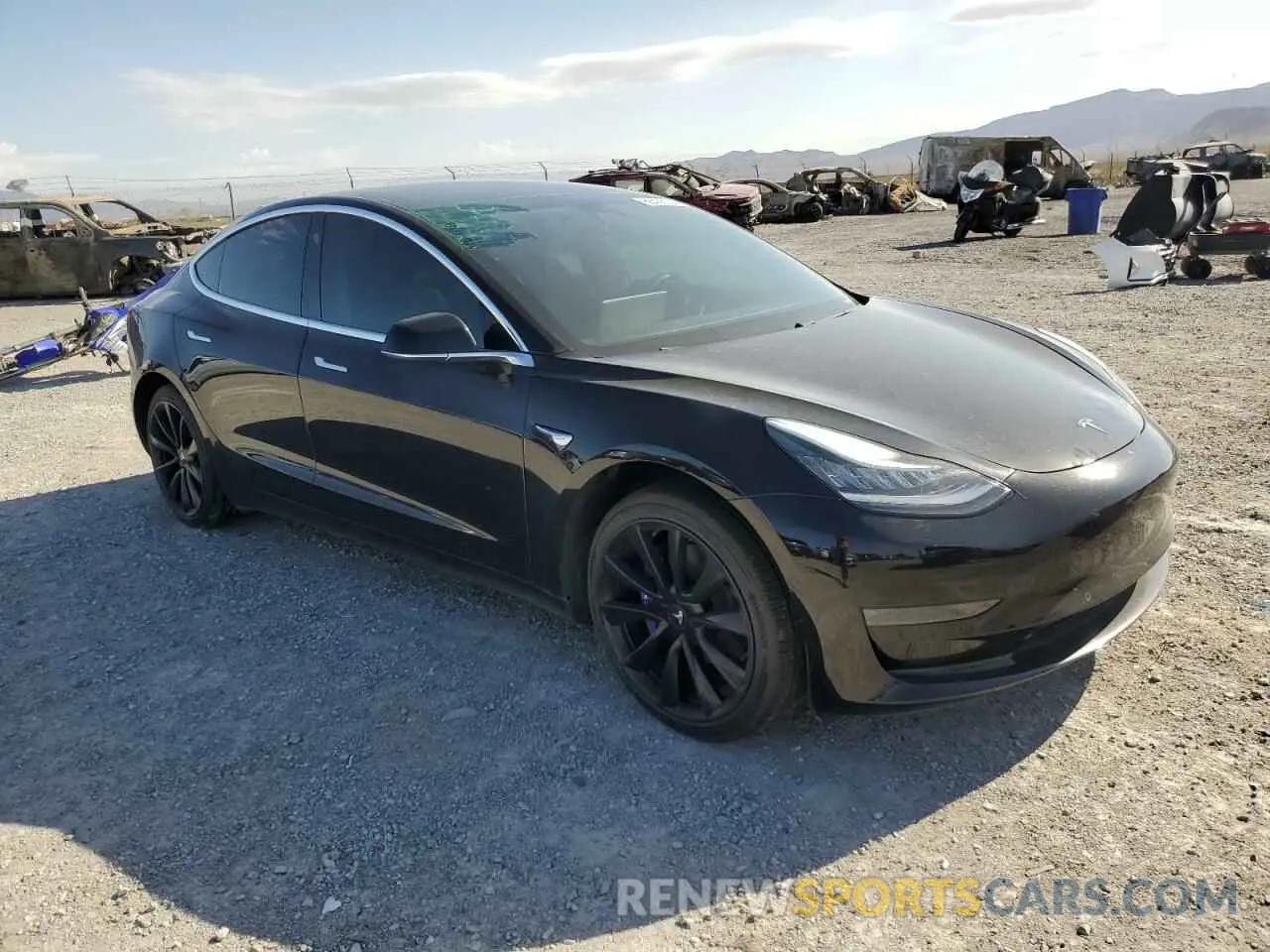 4 Photograph of a damaged car 5YJ3E1EA9LF633575 TESLA MODEL 3 2020