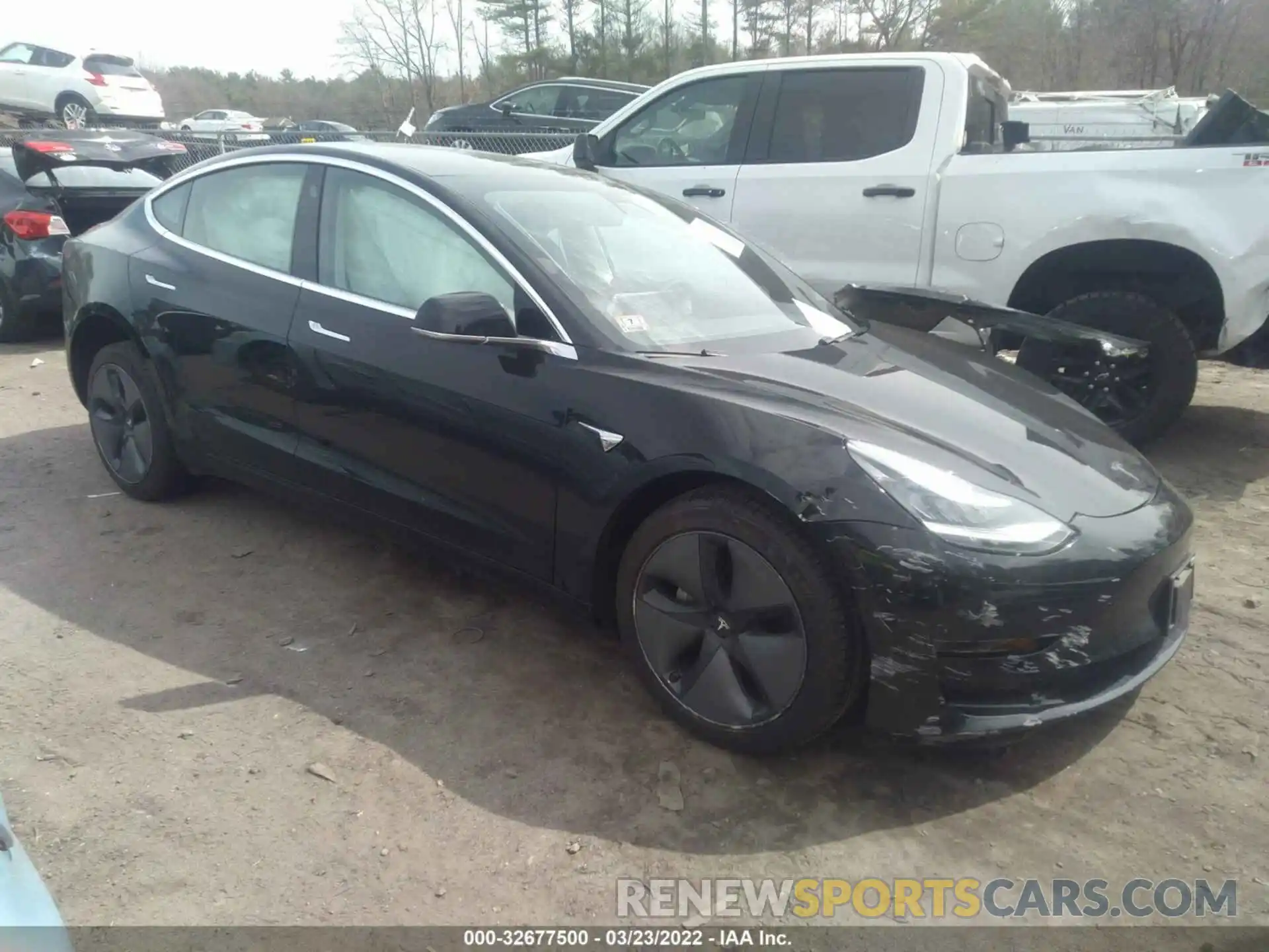 1 Photograph of a damaged car 5YJ3E1EA9LF643846 TESLA MODEL 3 2020