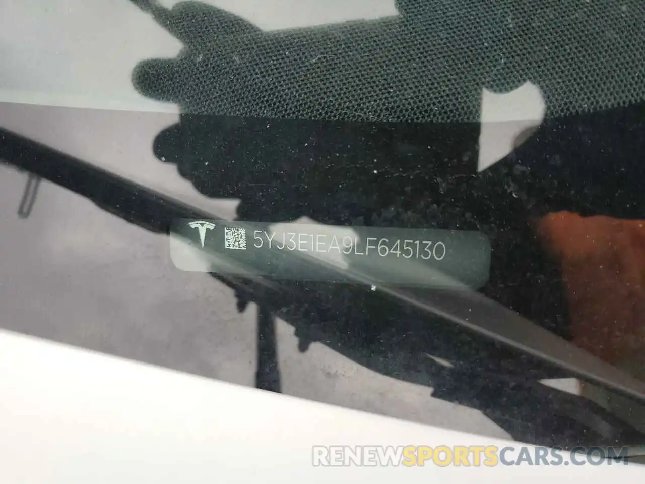 12 Photograph of a damaged car 5YJ3E1EA9LF645130 TESLA MODEL 3 2020