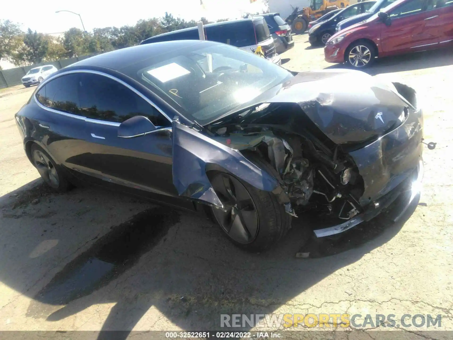 1 Photograph of a damaged car 5YJ3E1EA9LF657830 TESLA MODEL 3 2020