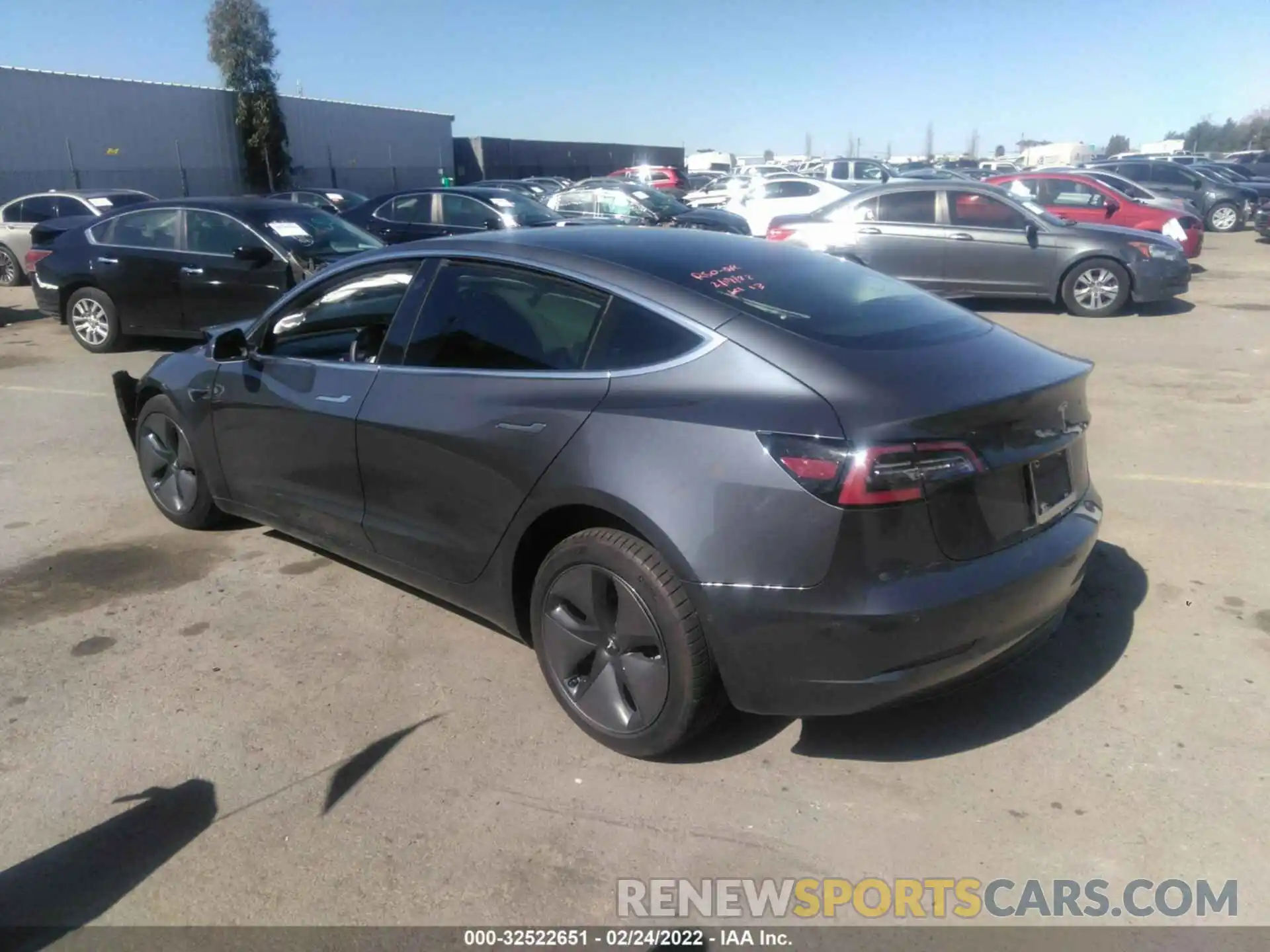 3 Photograph of a damaged car 5YJ3E1EA9LF657830 TESLA MODEL 3 2020