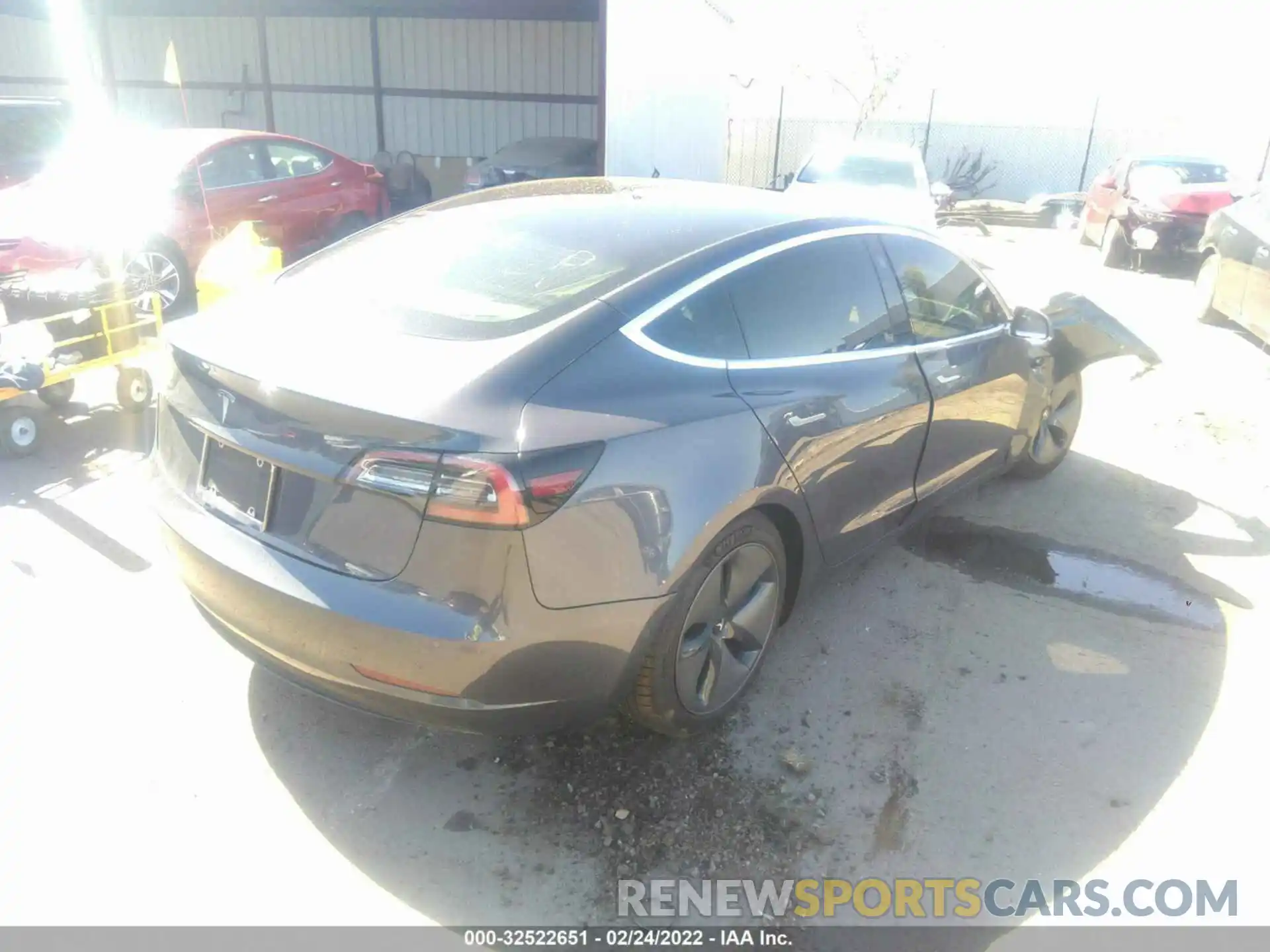 4 Photograph of a damaged car 5YJ3E1EA9LF657830 TESLA MODEL 3 2020