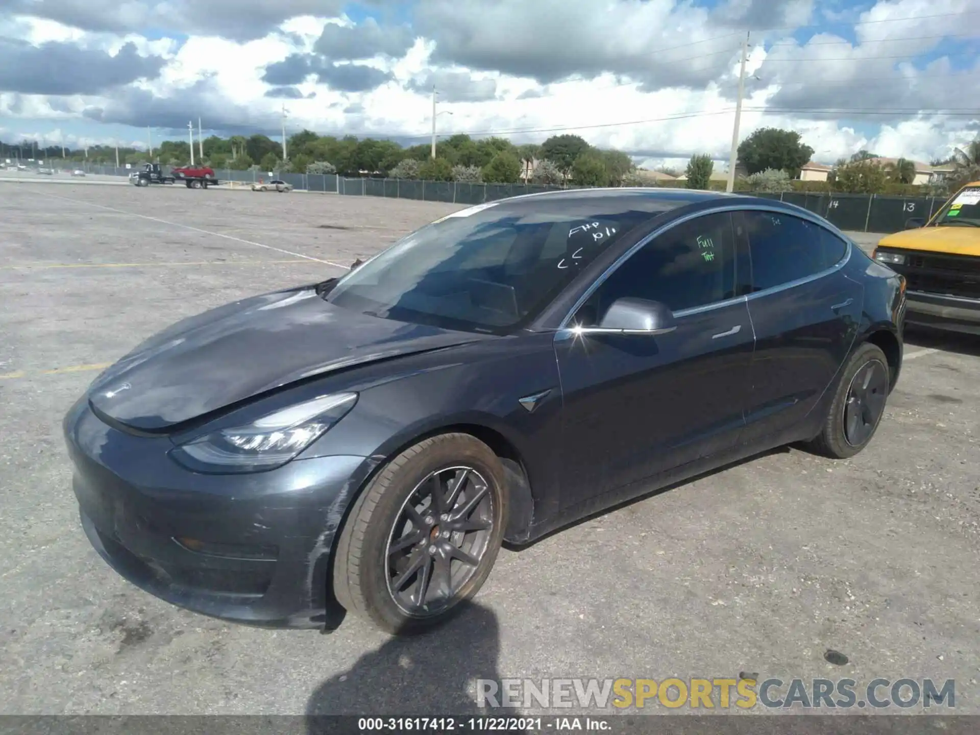 2 Photograph of a damaged car 5YJ3E1EA9LF657925 TESLA MODEL 3 2020