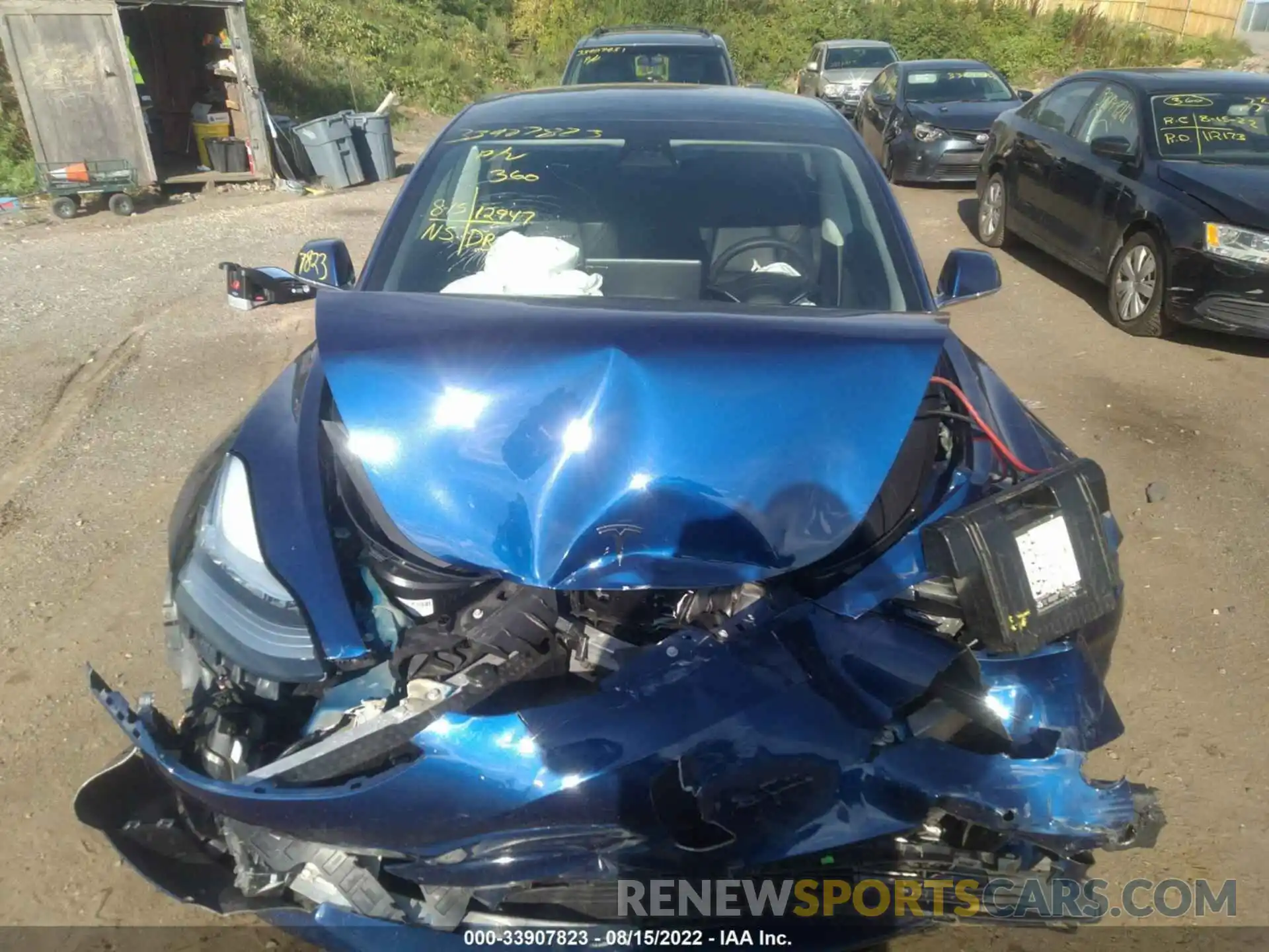 10 Photograph of a damaged car 5YJ3E1EA9LF658492 TESLA MODEL 3 2020