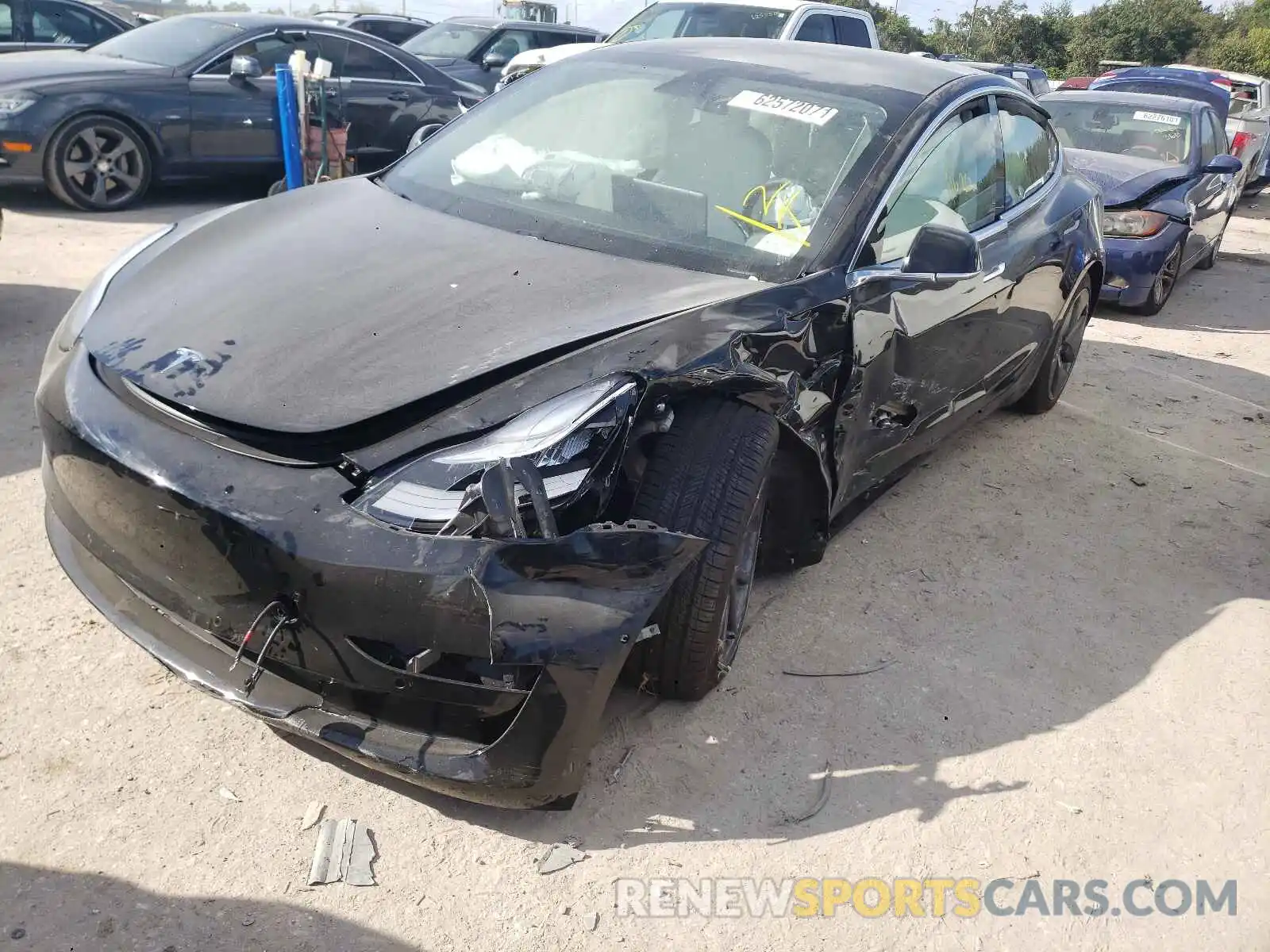 9 Photograph of a damaged car 5YJ3E1EA9LF661991 TESLA MODEL 3 2020