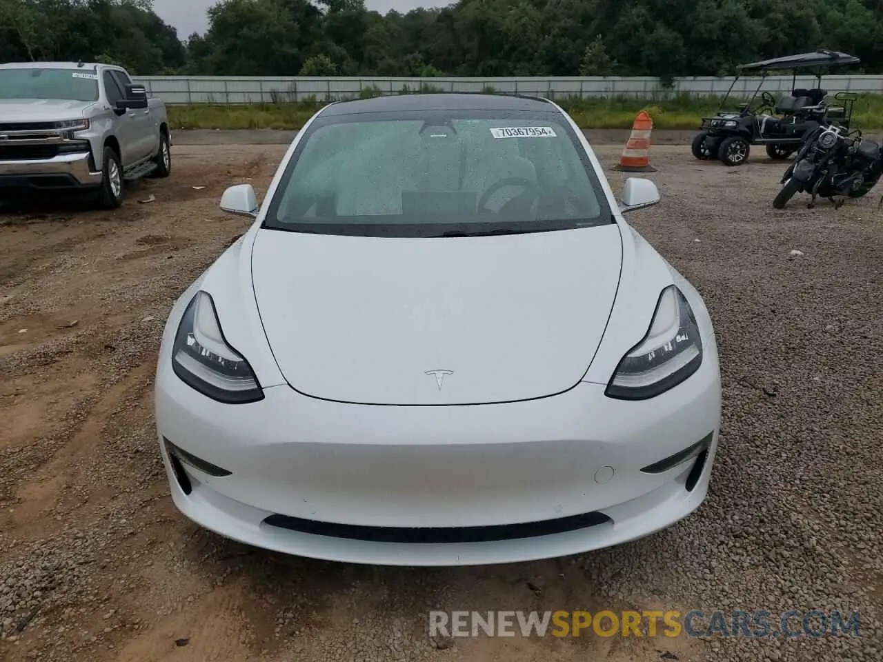 5 Photograph of a damaged car 5YJ3E1EA9LF703673 TESLA MODEL 3 2020