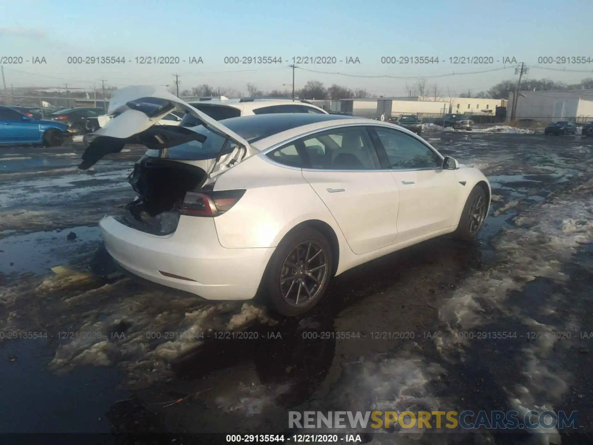 4 Photograph of a damaged car 5YJ3E1EA9LF703706 TESLA MODEL 3 2020