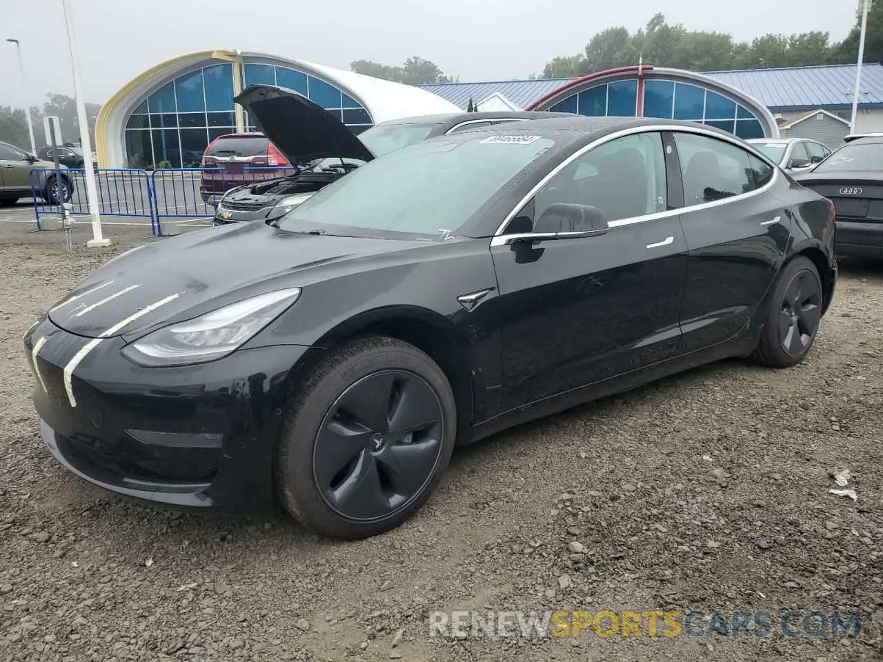 1 Photograph of a damaged car 5YJ3E1EA9LF704466 TESLA MODEL 3 2020