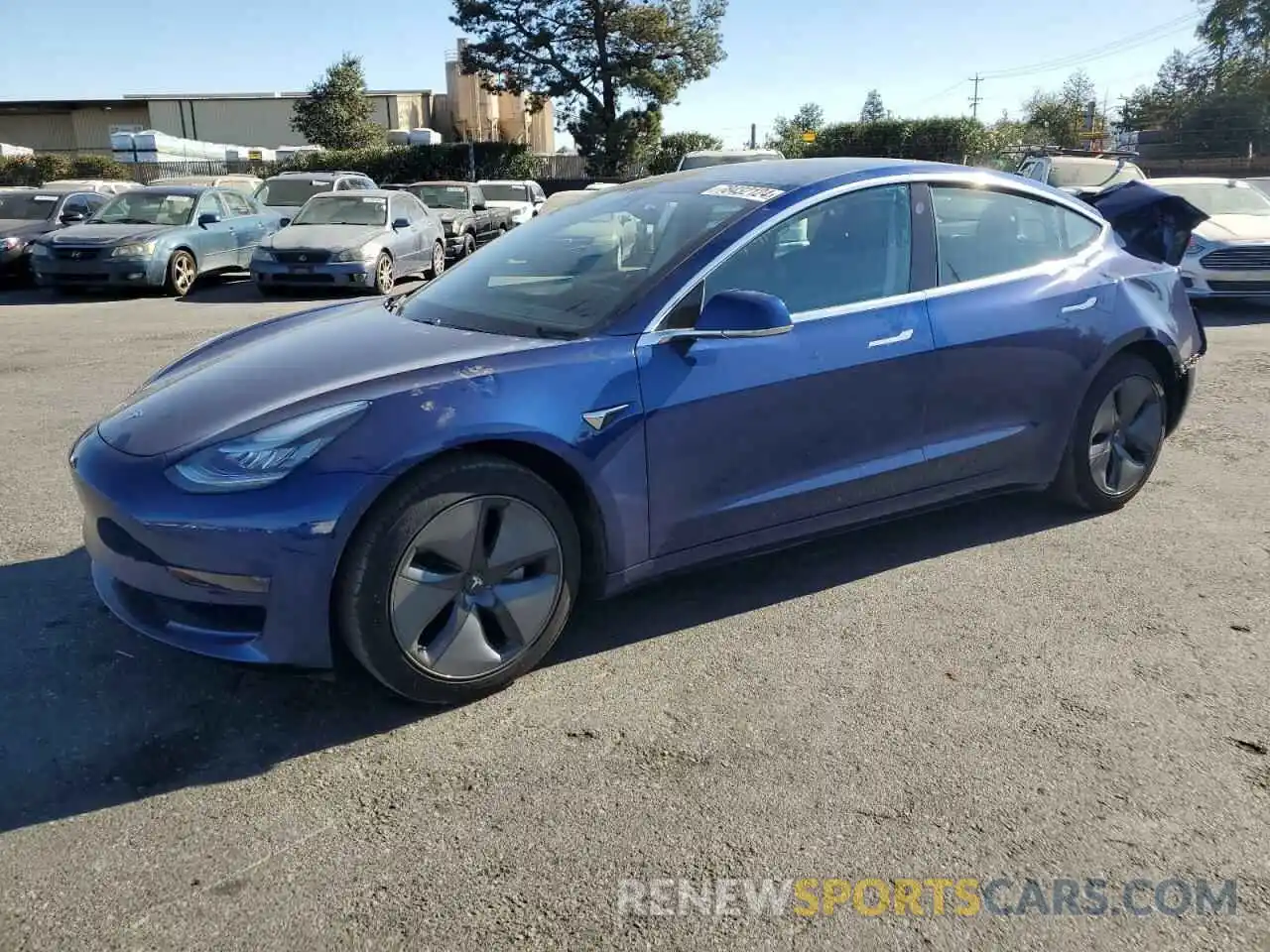 1 Photograph of a damaged car 5YJ3E1EA9LF705830 TESLA MODEL 3 2020