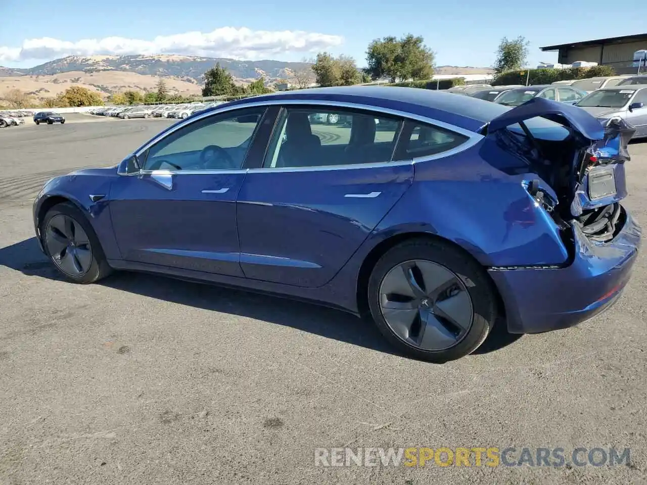 2 Photograph of a damaged car 5YJ3E1EA9LF705830 TESLA MODEL 3 2020