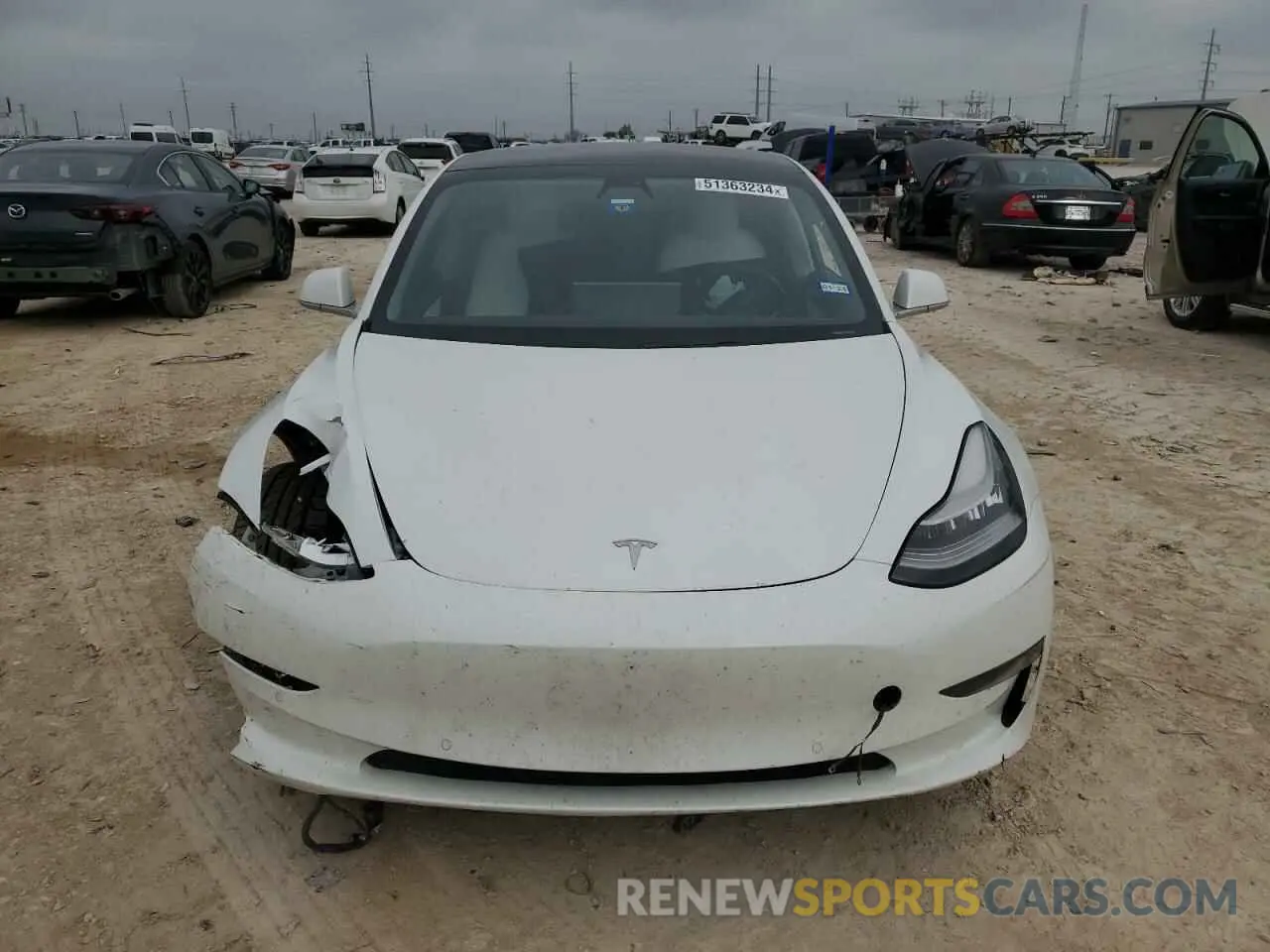 5 Photograph of a damaged car 5YJ3E1EA9LF709943 TESLA MODEL 3 2020
