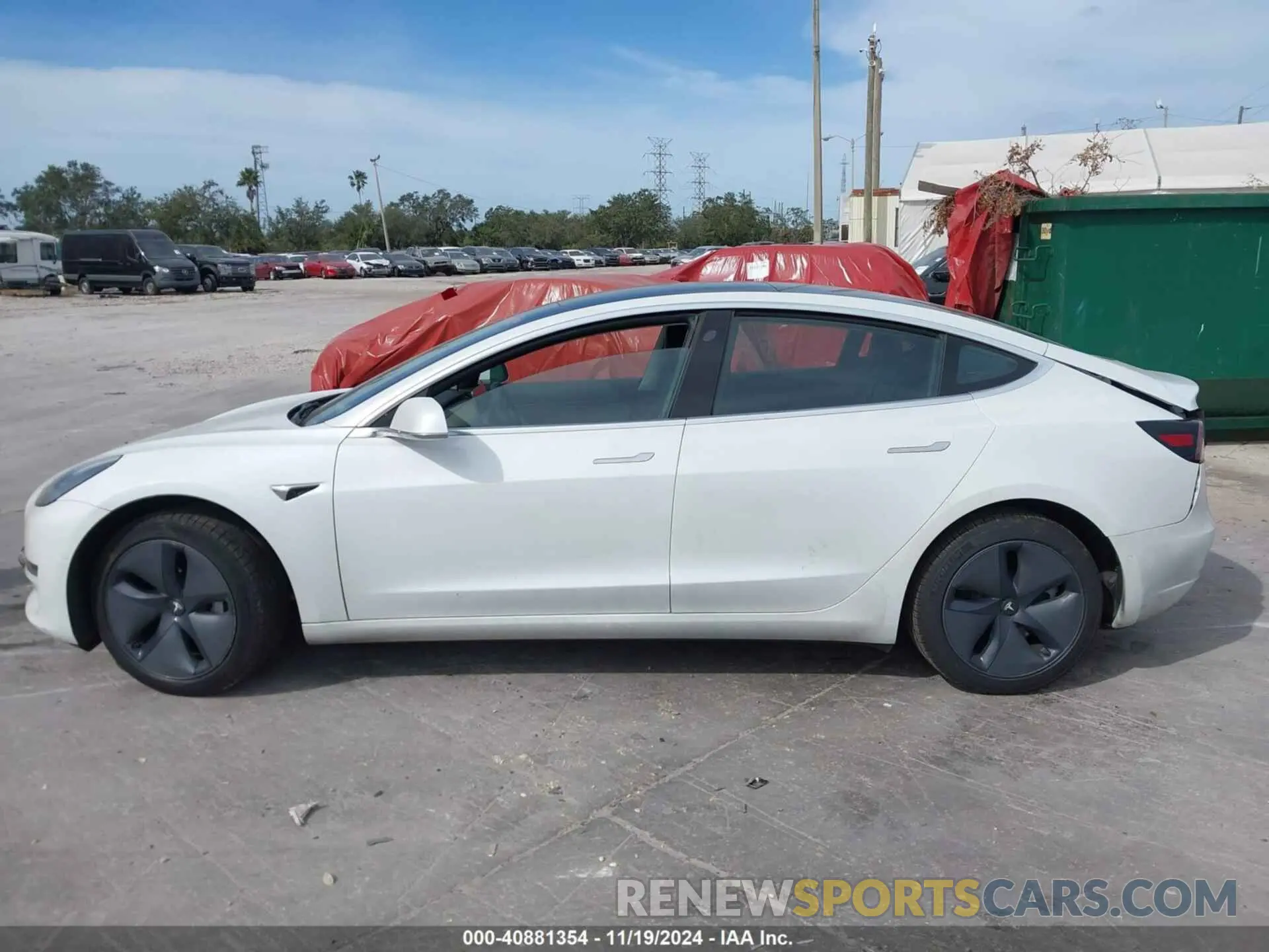13 Photograph of a damaged car 5YJ3E1EA9LF737158 TESLA MODEL 3 2020