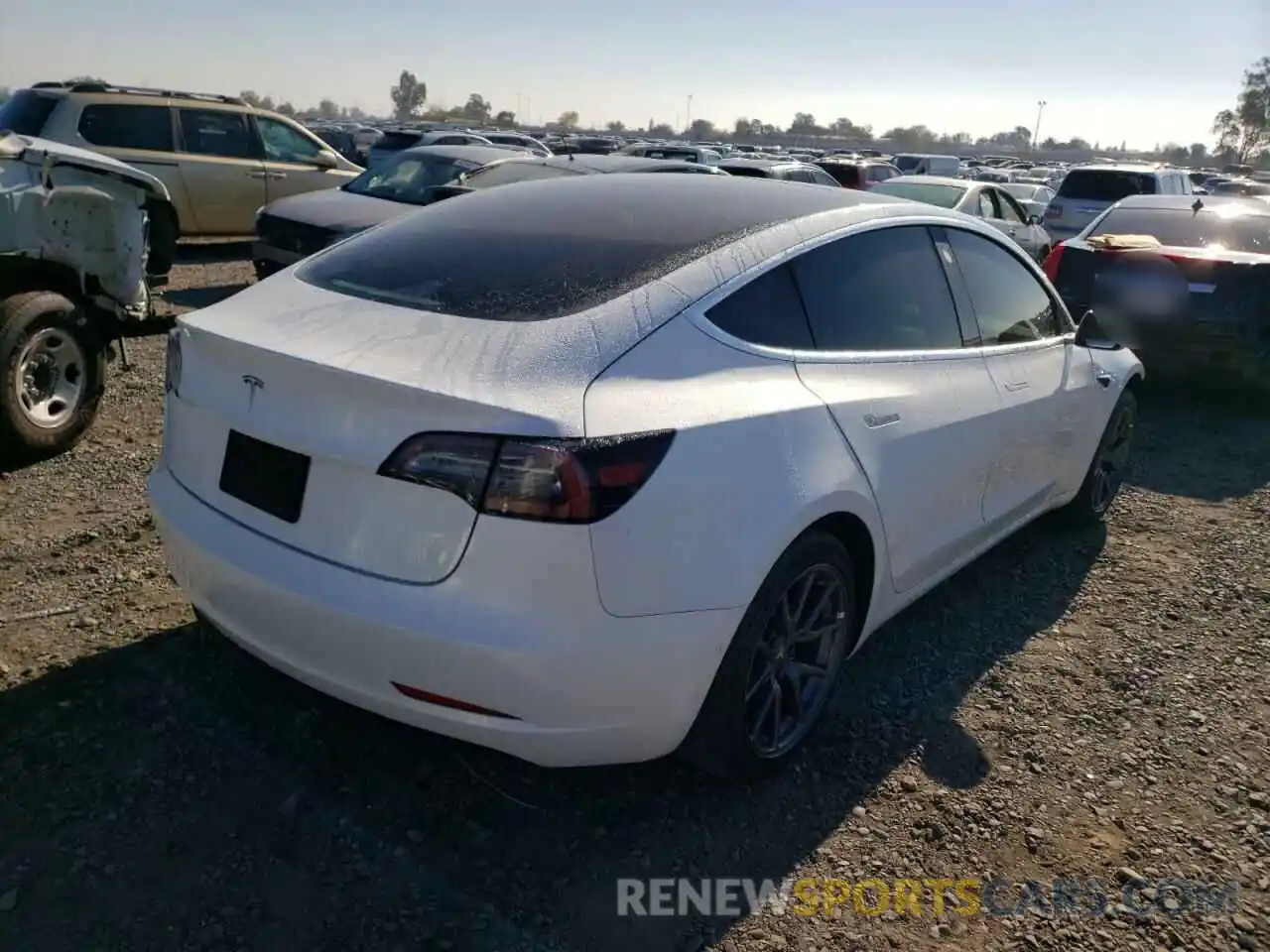 4 Photograph of a damaged car 5YJ3E1EA9LF738200 TESLA MODEL 3 2020