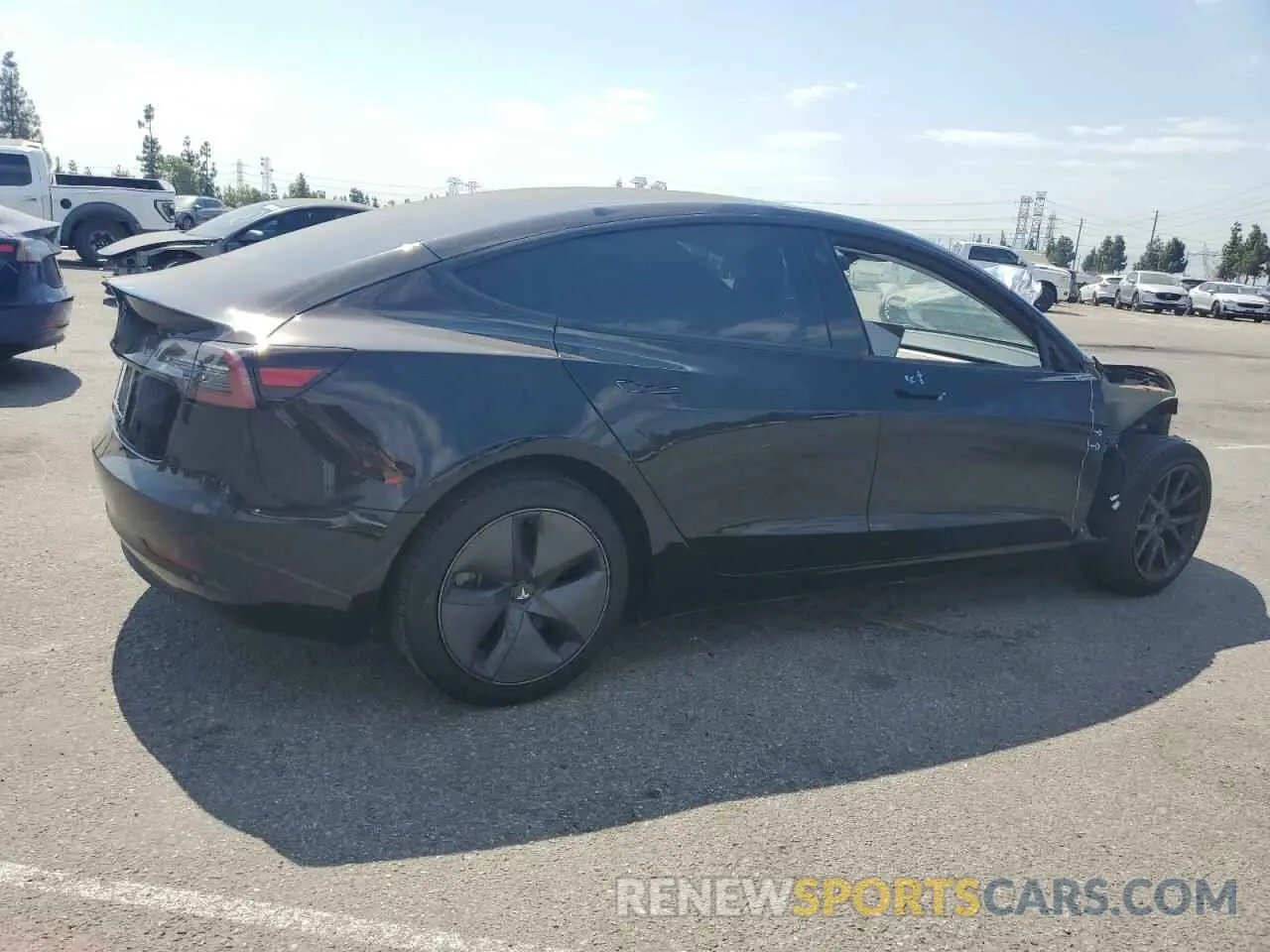3 Photograph of a damaged car 5YJ3E1EA9LF743316 TESLA MODEL 3 2020