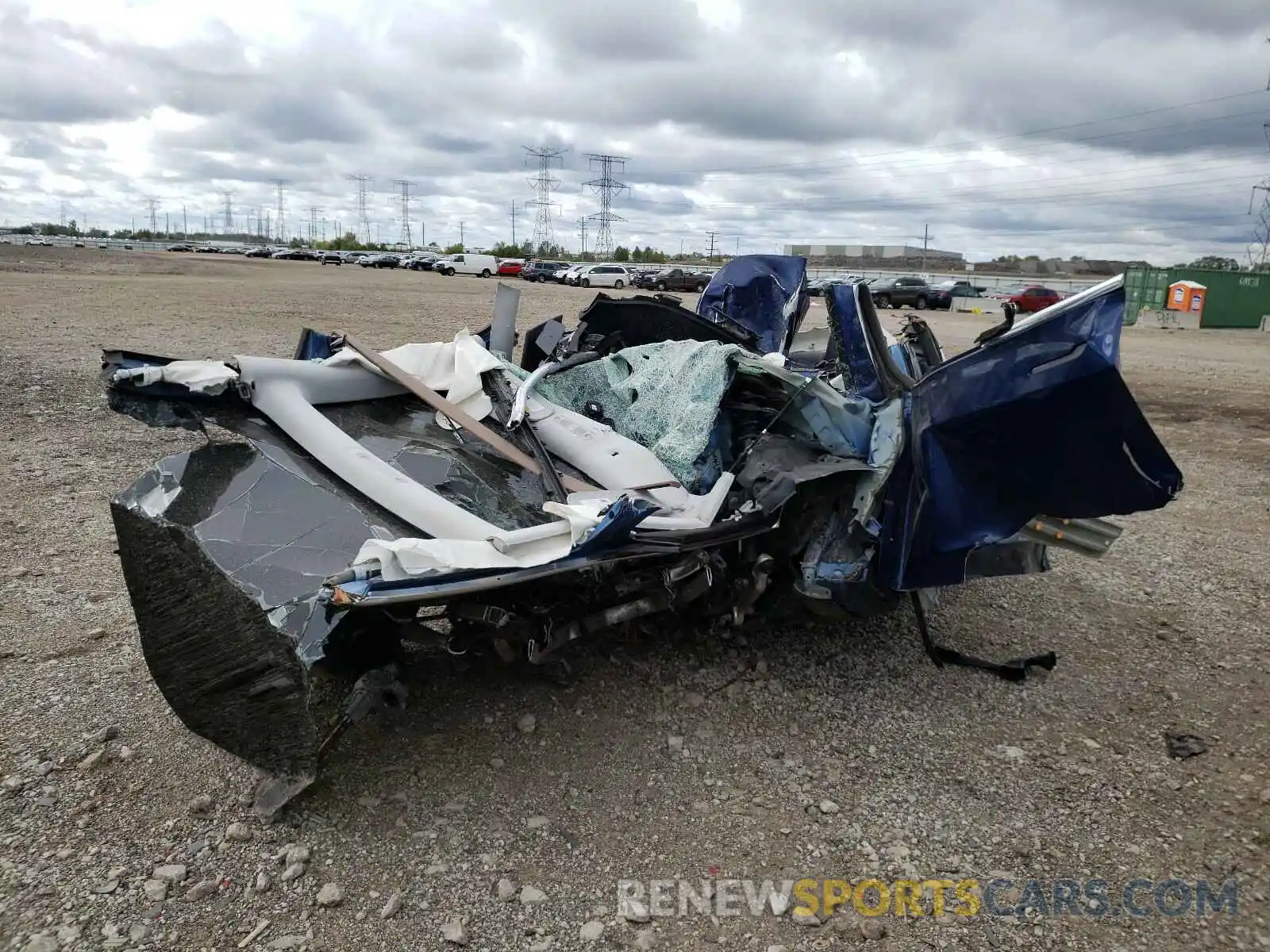 2 Photograph of a damaged car 5YJ3E1EA9LF745700 TESLA MODEL 3 2020