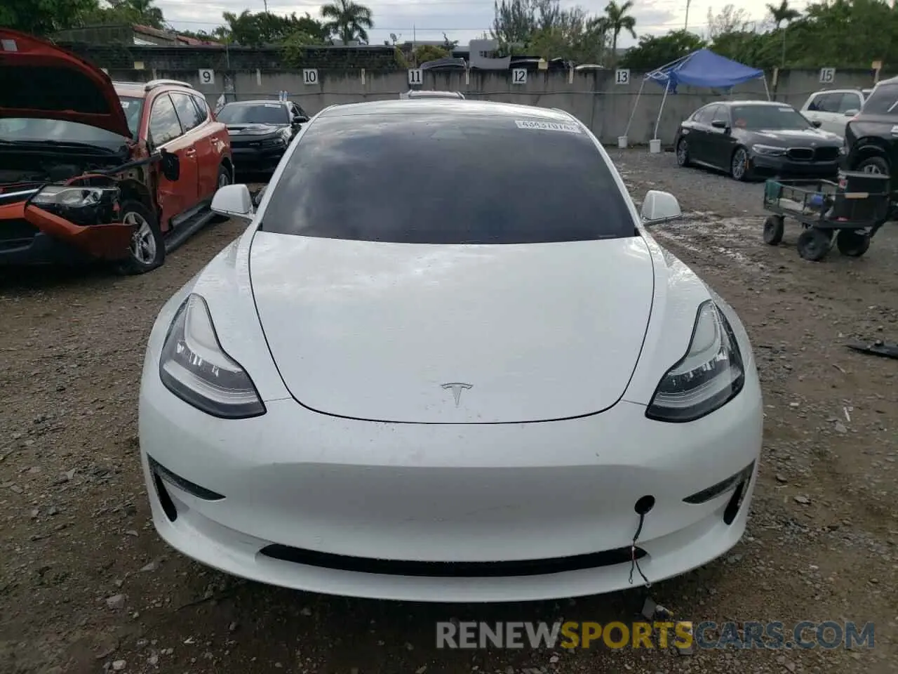 5 Photograph of a damaged car 5YJ3E1EA9LF793018 TESLA MODEL 3 2020