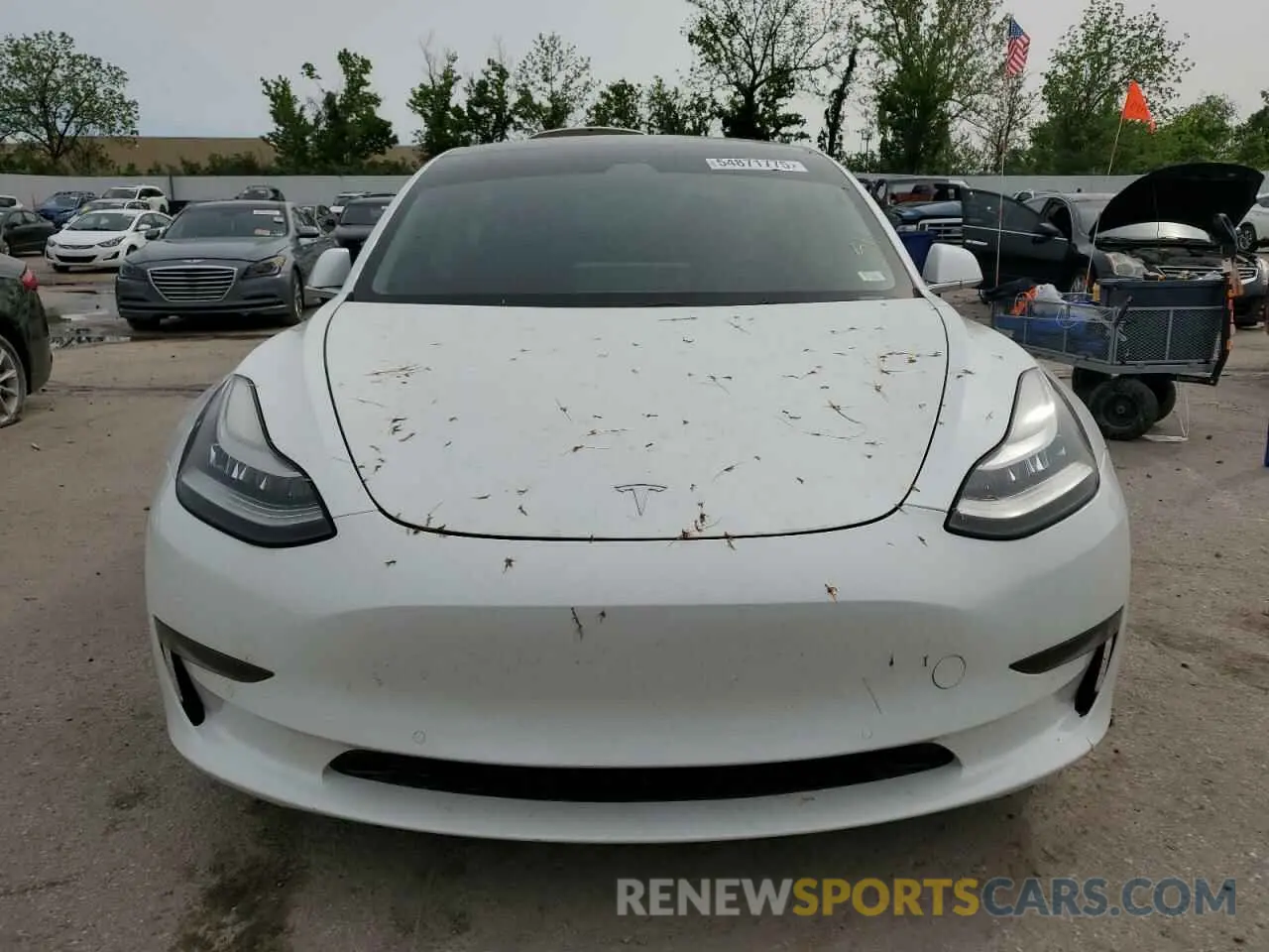 5 Photograph of a damaged car 5YJ3E1EA9LF797330 TESLA MODEL 3 2020