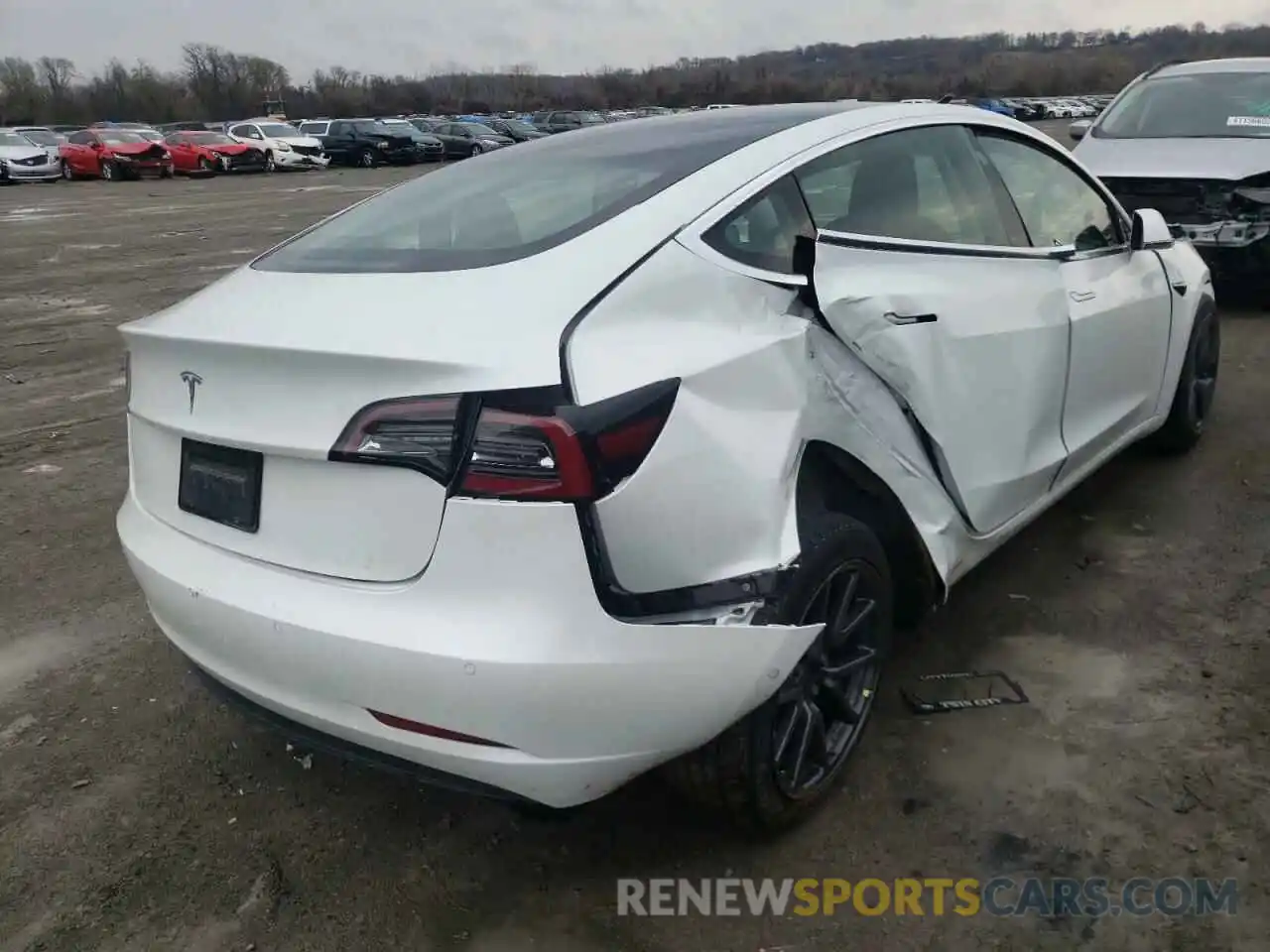 9 Photograph of a damaged car 5YJ3E1EA9LF797358 TESLA MODEL 3 2020