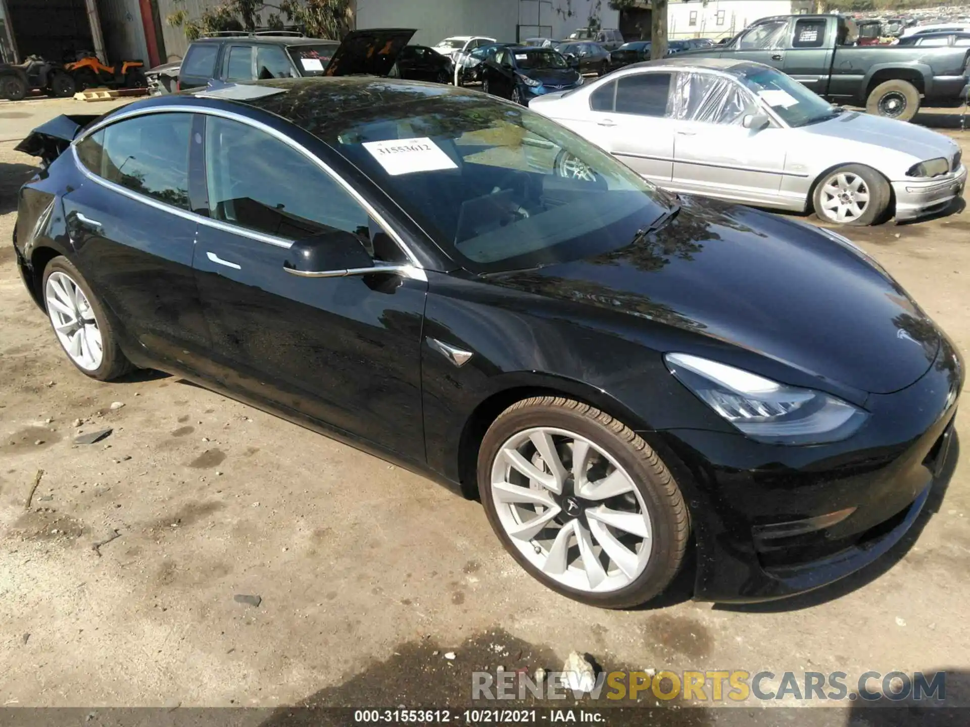 1 Photograph of a damaged car 5YJ3E1EA9LF802235 TESLA MODEL 3 2020