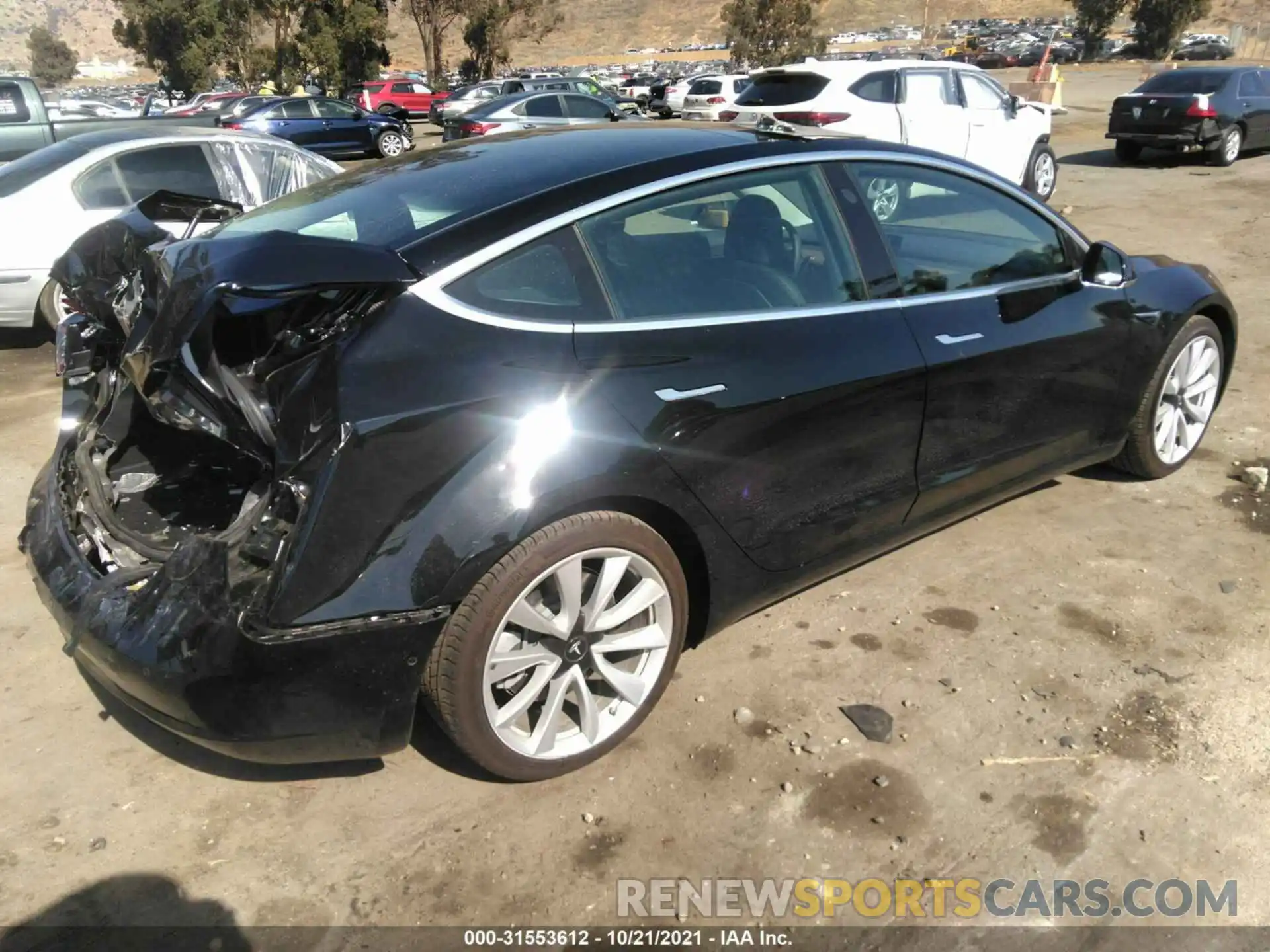 4 Photograph of a damaged car 5YJ3E1EA9LF802235 TESLA MODEL 3 2020