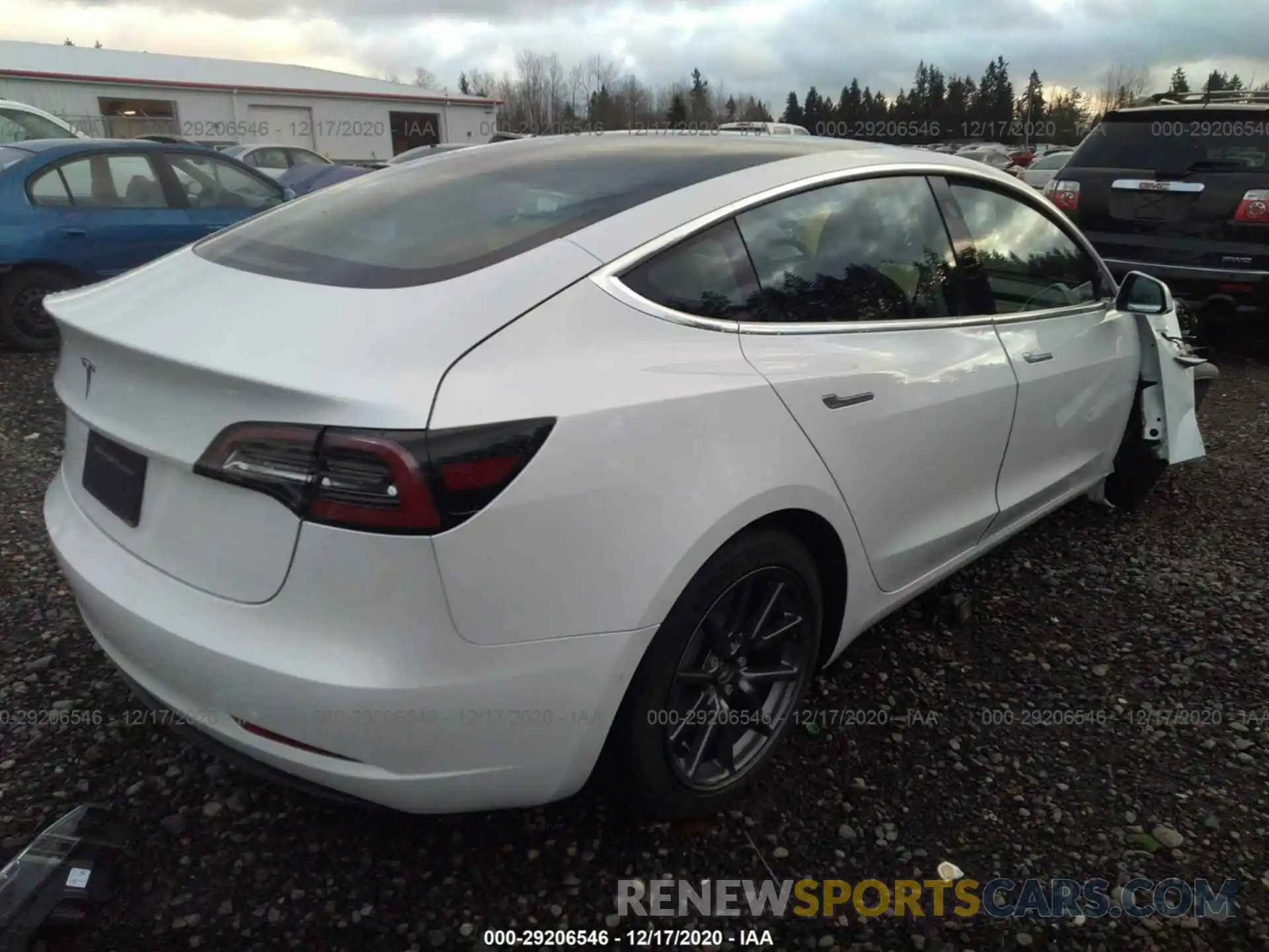 4 Photograph of a damaged car 5YJ3E1EA9LF804003 TESLA MODEL 3 2020