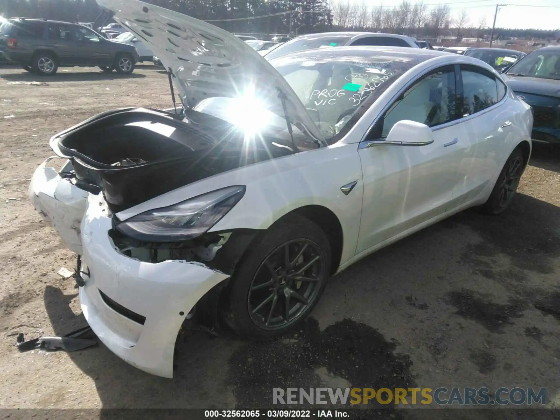 2 Photograph of a damaged car 5YJ3E1EA9LF804969 TESLA MODEL 3 2020