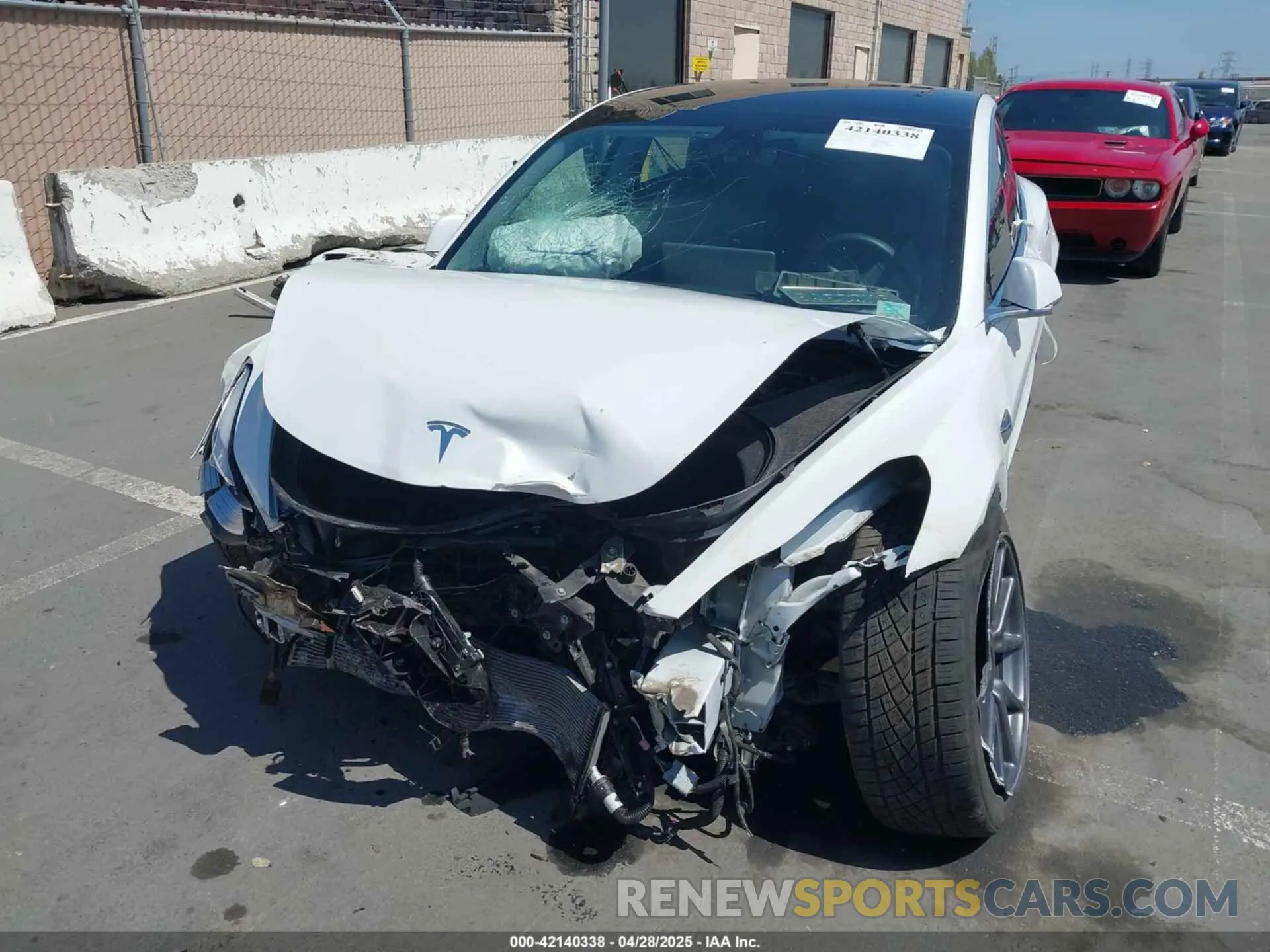 6 Photograph of a damaged car 5YJ3E1EAXLF590591 TESLA MODEL 3 2020