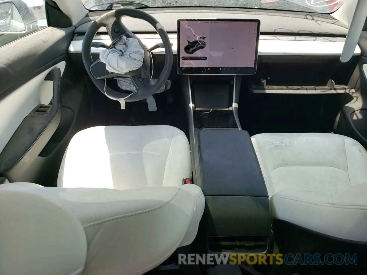 8 Photograph of a damaged car 5YJ3E1EAXLF591112 TESLA MODEL 3 2020