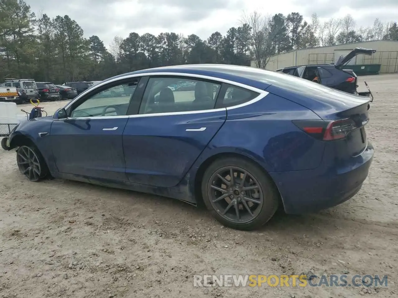 2 Photograph of a damaged car 5YJ3E1EAXLF597265 TESLA MODEL 3 2020