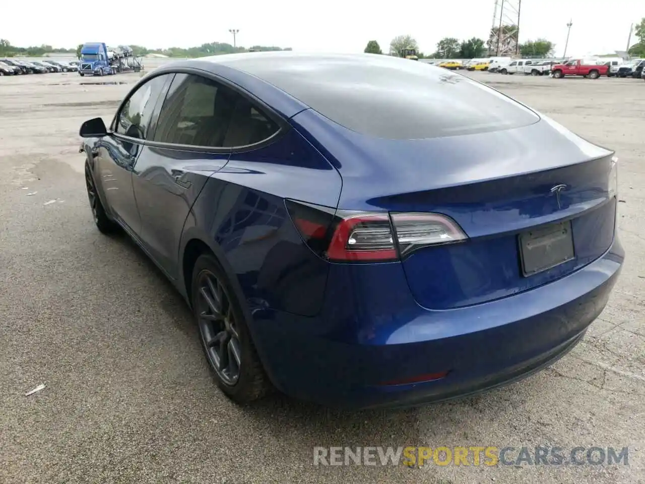 3 Photograph of a damaged car 5YJ3E1EAXLF609303 TESLA MODEL 3 2020