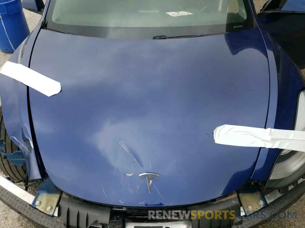 7 Photograph of a damaged car 5YJ3E1EAXLF609303 TESLA MODEL 3 2020