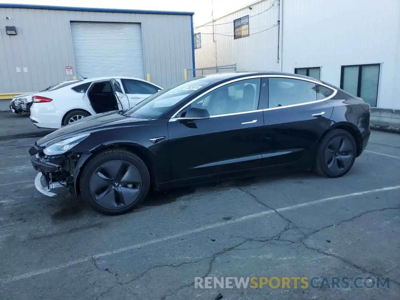 1 Photograph of a damaged car 5YJ3E1EAXLF611231 TESLA MODEL 3 2020