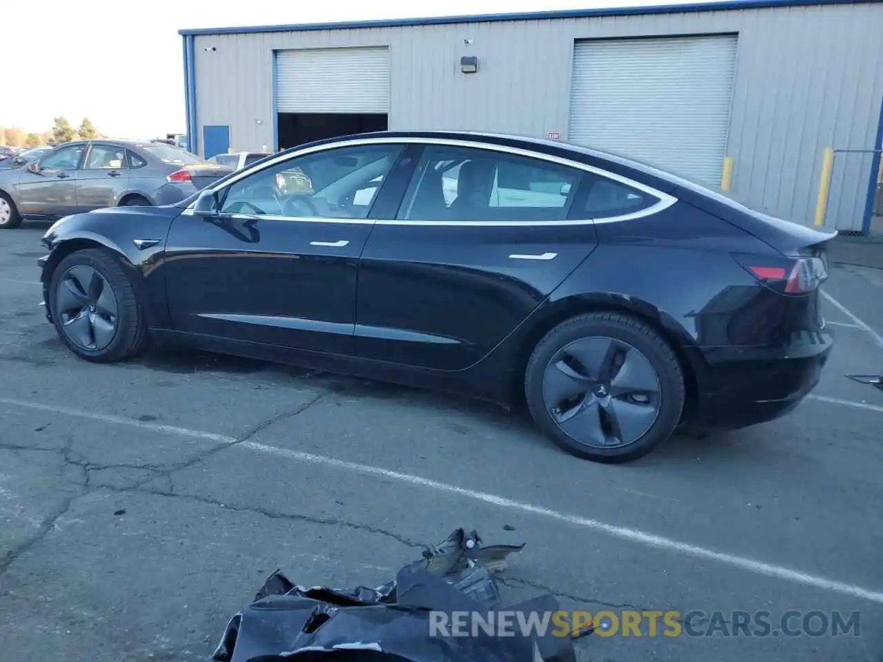 2 Photograph of a damaged car 5YJ3E1EAXLF611231 TESLA MODEL 3 2020