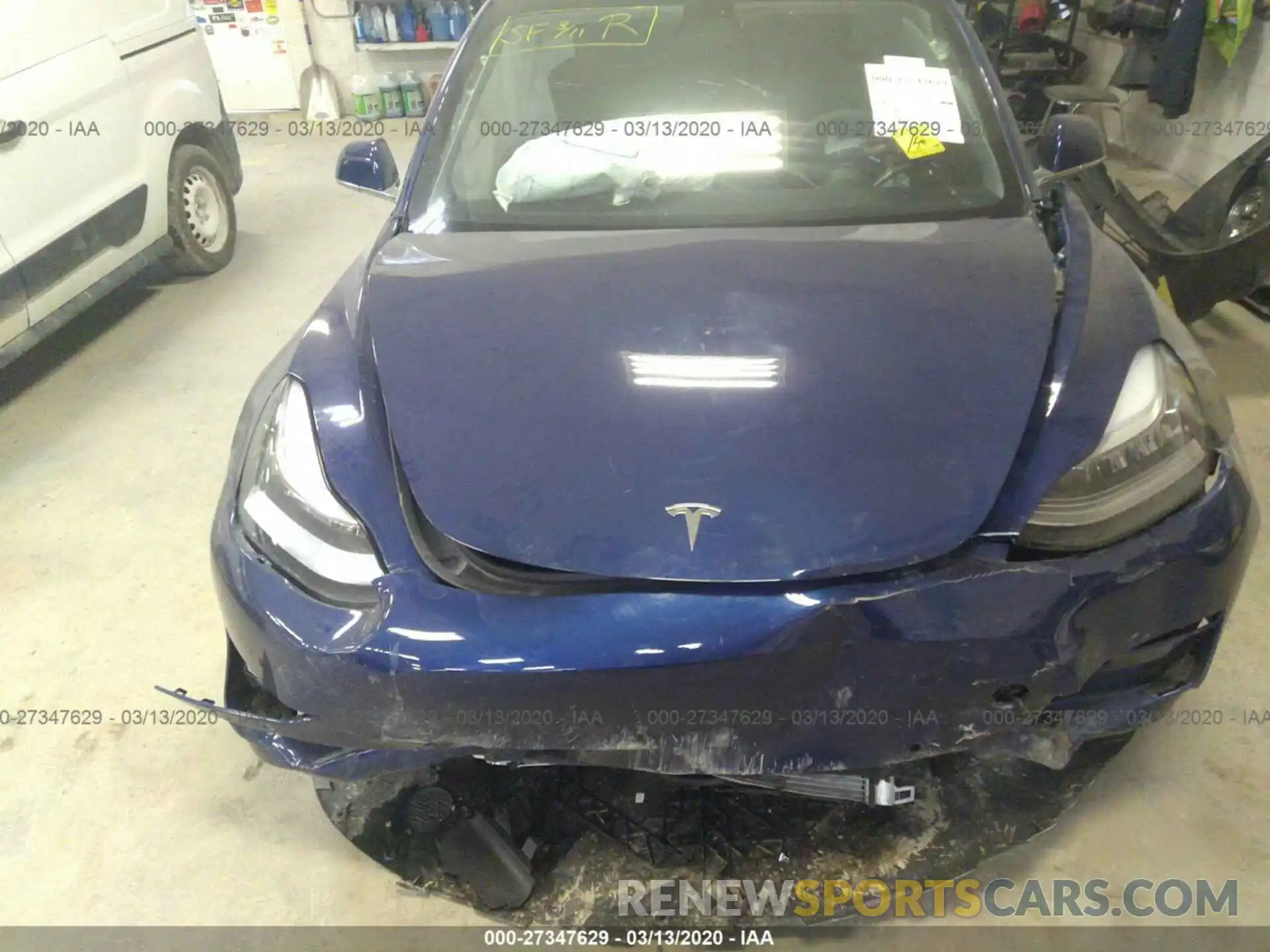 10 Photograph of a damaged car 5YJ3E1EAXLF612055 TESLA MODEL 3 2020