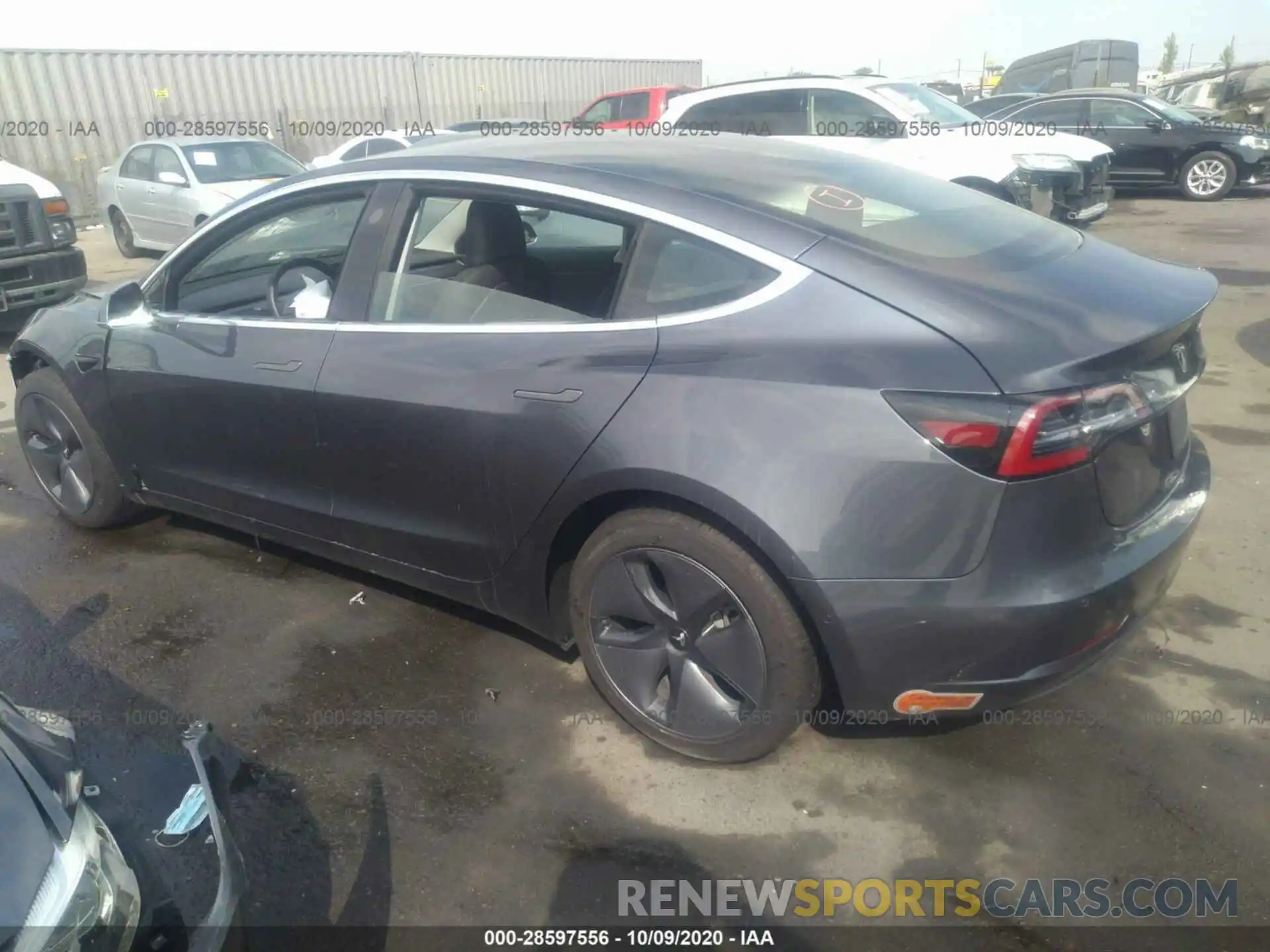 3 Photograph of a damaged car 5YJ3E1EAXLF630409 TESLA MODEL 3 2020