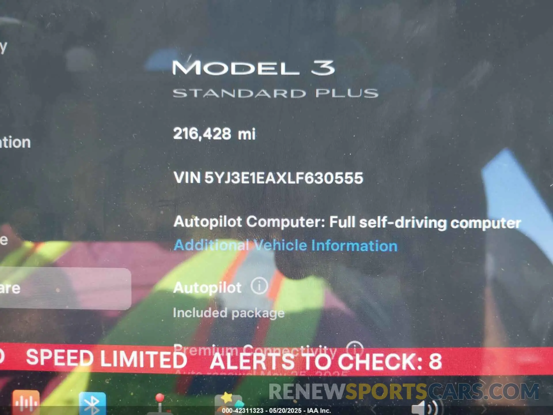 15 Photograph of a damaged car 5YJ3E1EAXLF630555 TESLA MODEL 3 2020