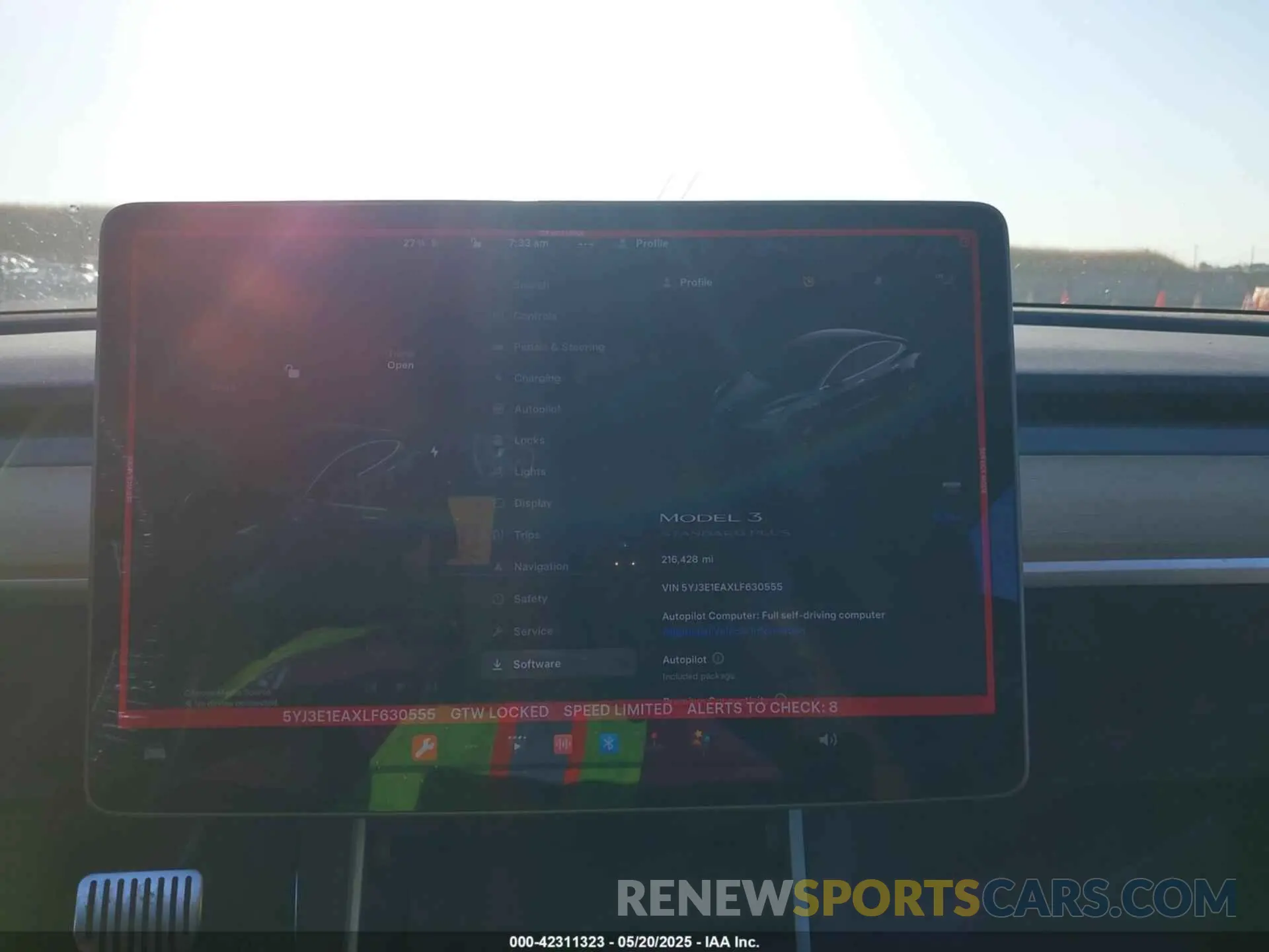 18 Photograph of a damaged car 5YJ3E1EAXLF630555 TESLA MODEL 3 2020