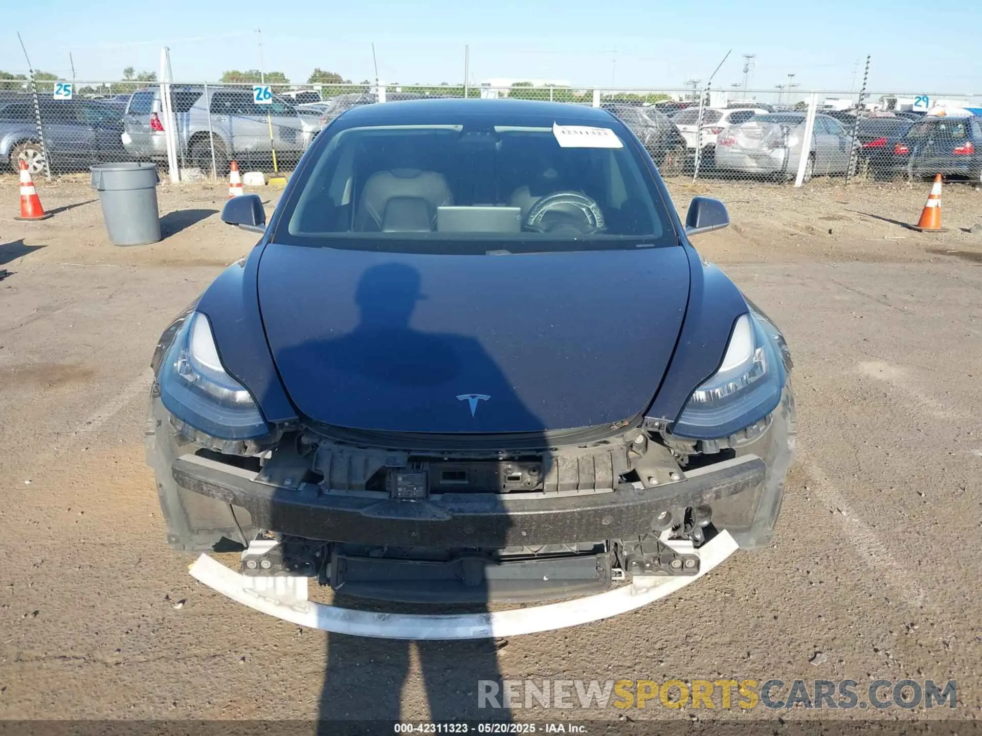 6 Photograph of a damaged car 5YJ3E1EAXLF630555 TESLA MODEL 3 2020