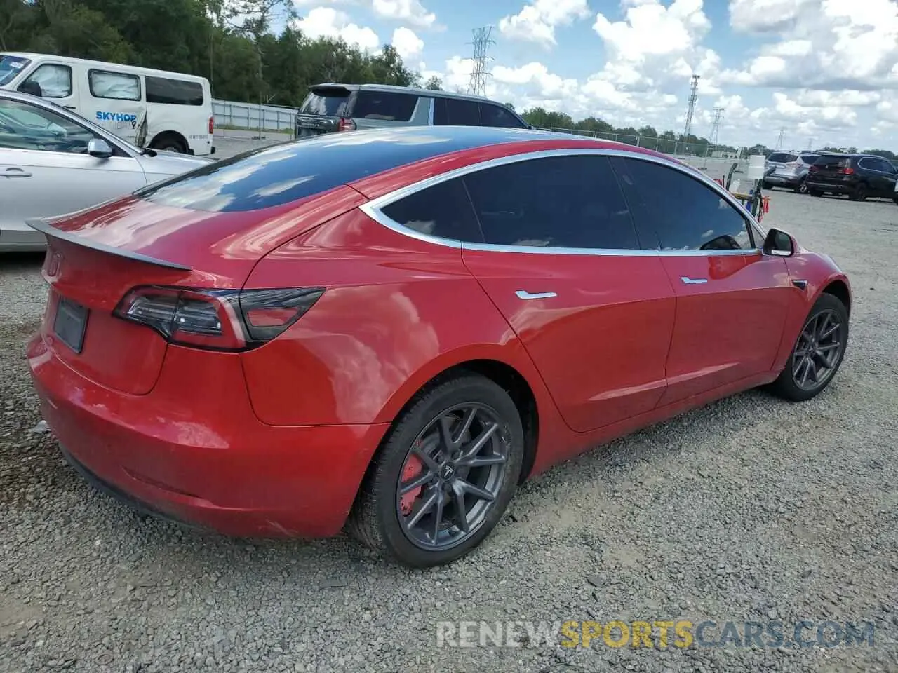 3 Photograph of a damaged car 5YJ3E1EAXLF630846 TESLA MODEL 3 2020
