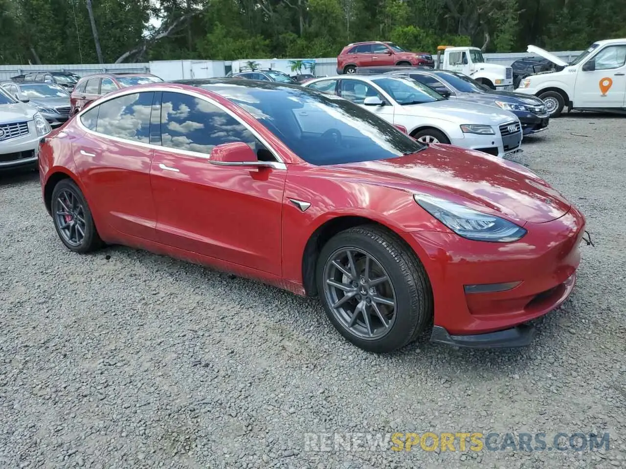 4 Photograph of a damaged car 5YJ3E1EAXLF630846 TESLA MODEL 3 2020