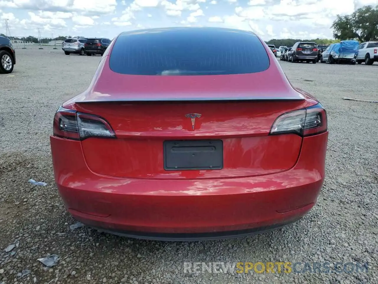6 Photograph of a damaged car 5YJ3E1EAXLF630846 TESLA MODEL 3 2020