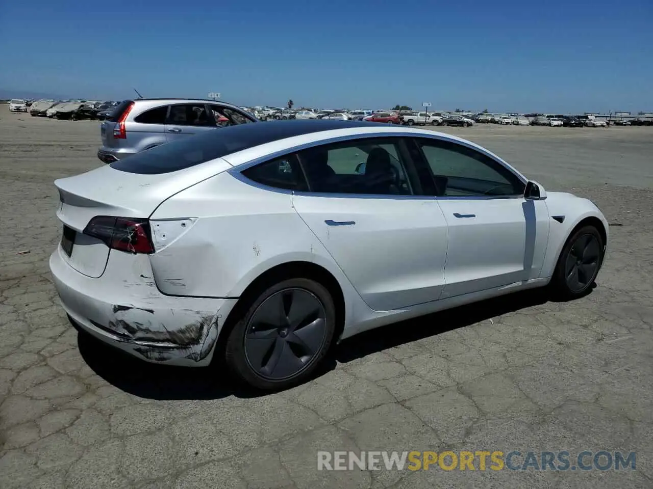 3 Photograph of a damaged car 5YJ3E1EAXLF632743 TESLA MODEL 3 2020